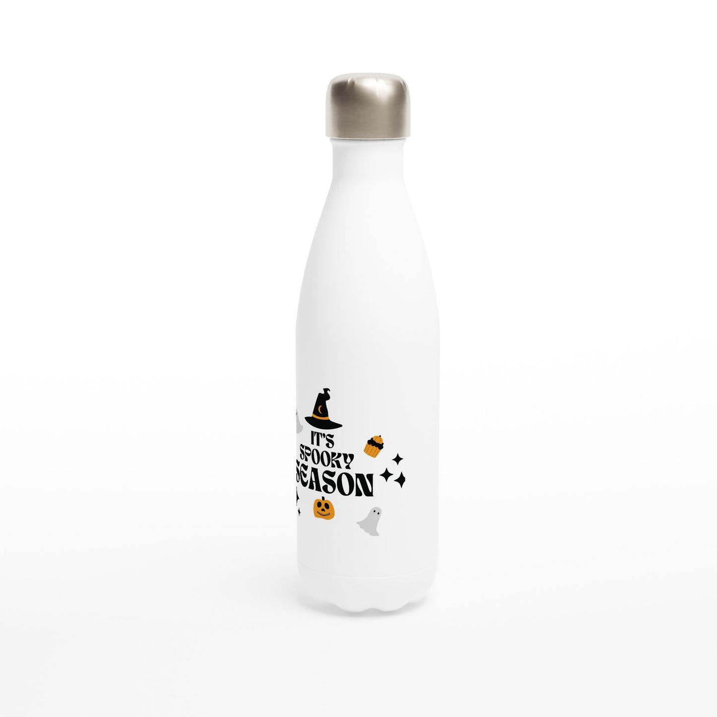 It's Spooky Season - White 17oz Stainless Steel Water Bottle