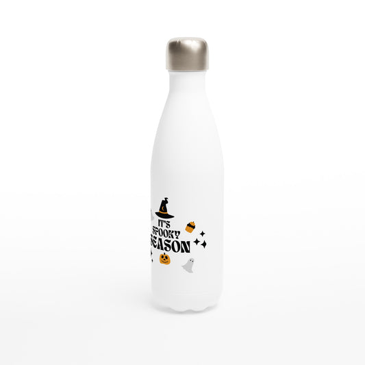 It's Spooky Season - White 17oz Stainless Steel Water Bottle