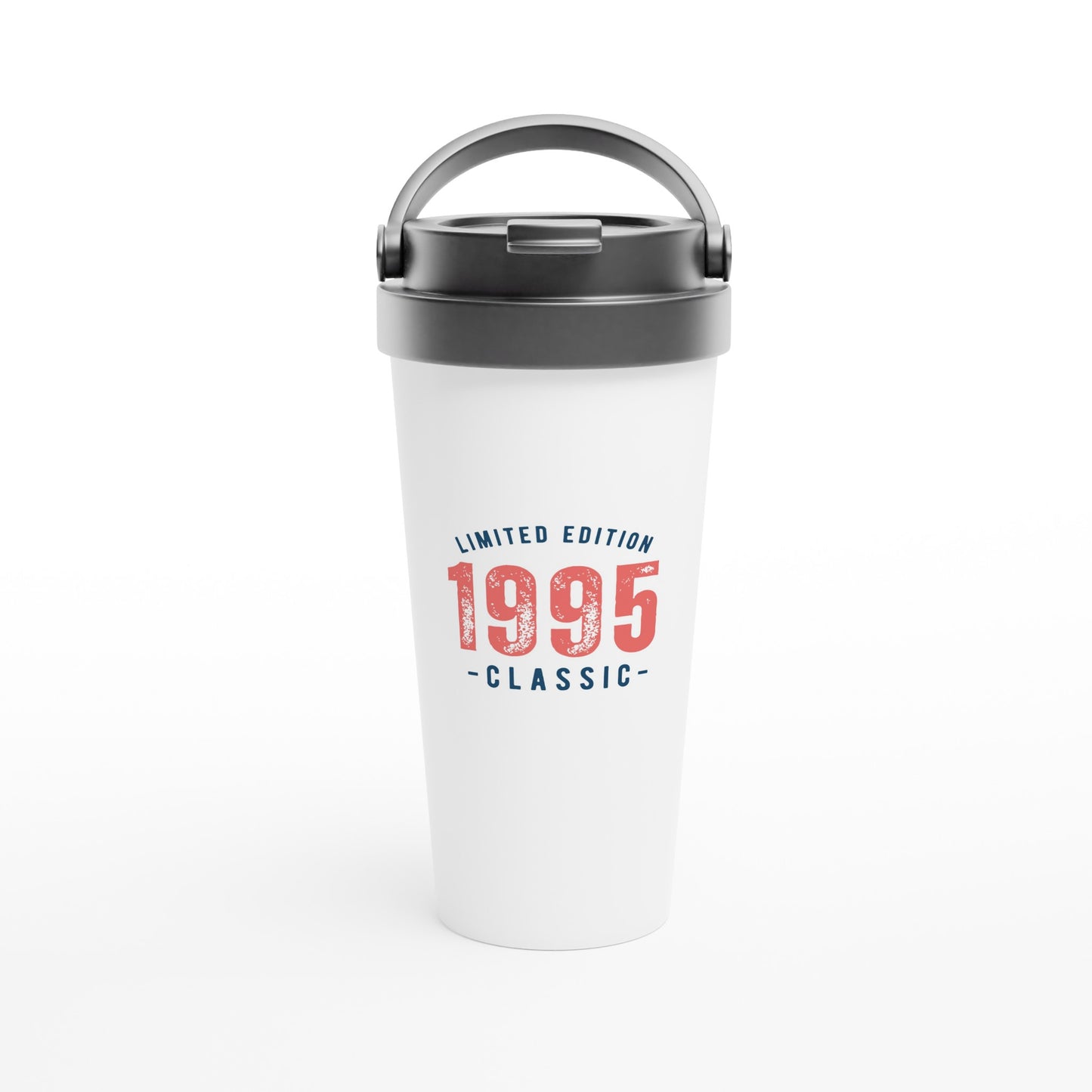 Limited Edition 1995 Classic - White 15oz Stainless Steel Travel Mug