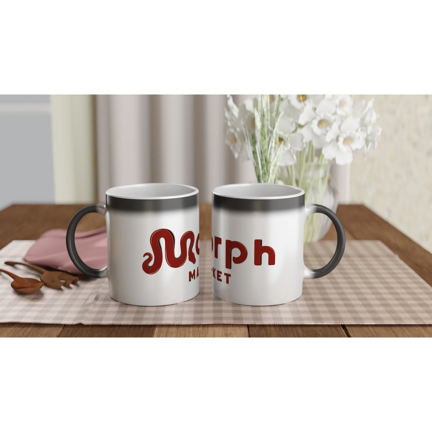 Morph Market (Red) - Magic 11oz Ceramic Mug