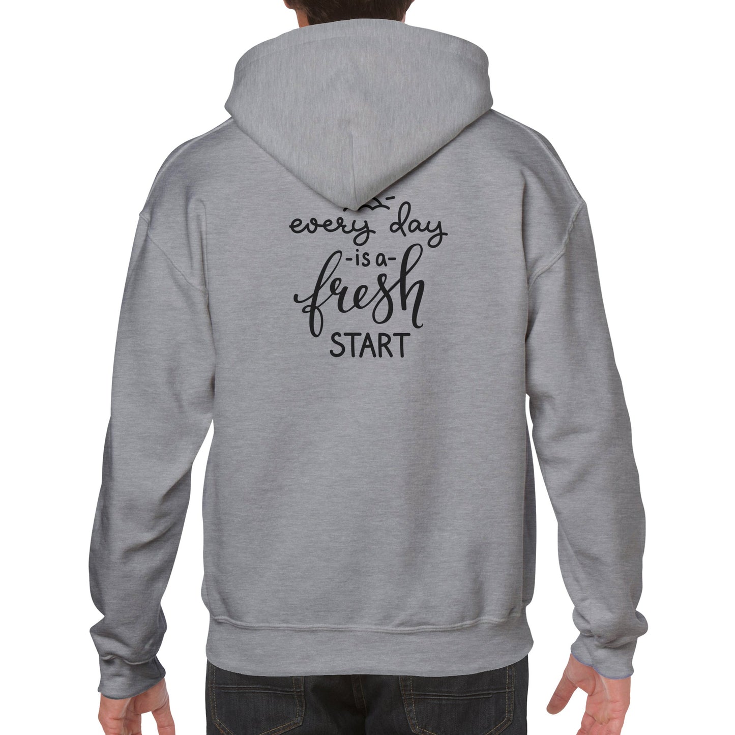 Christian Cross / Everyday is a Fresh Start - Premium Unisex Pullover Hoodie