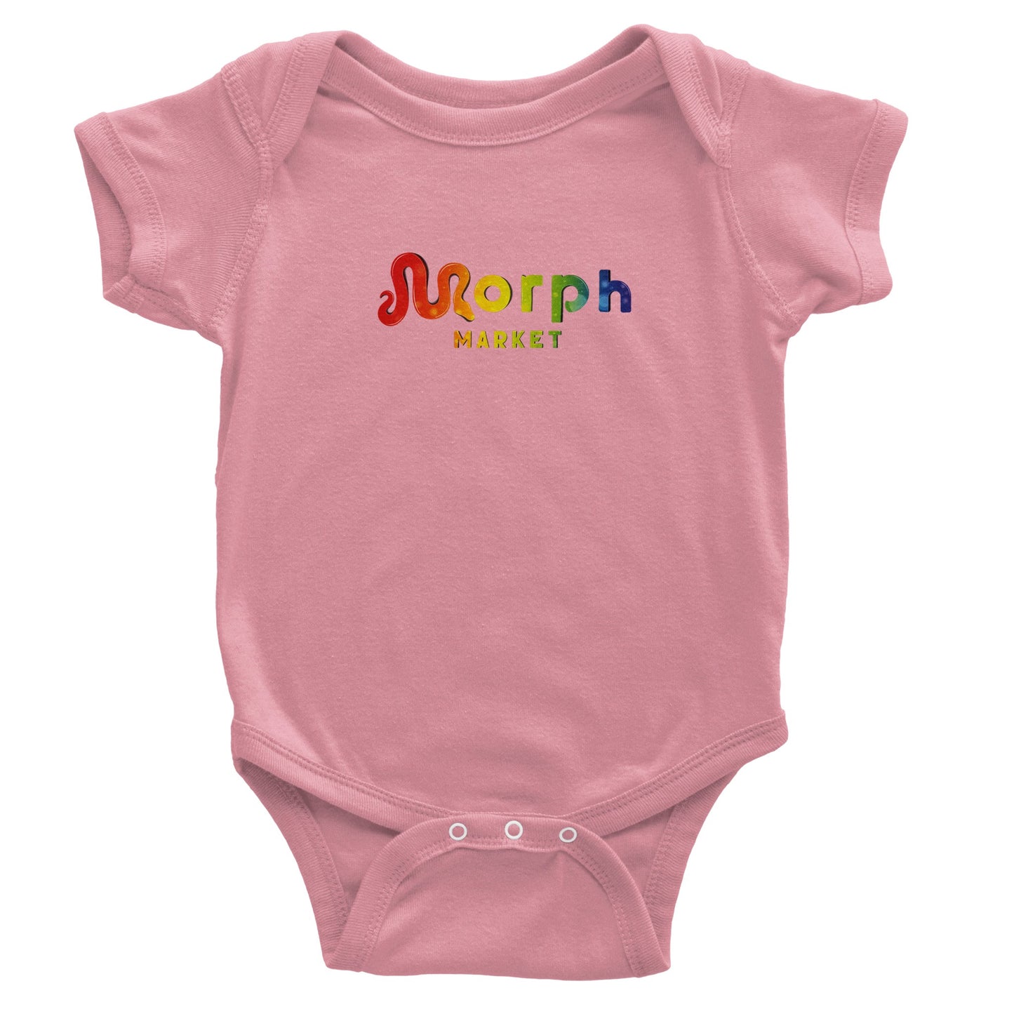 Morph Market (Rainbow Circles) - Classic Baby Short Sleeve Bodysuit