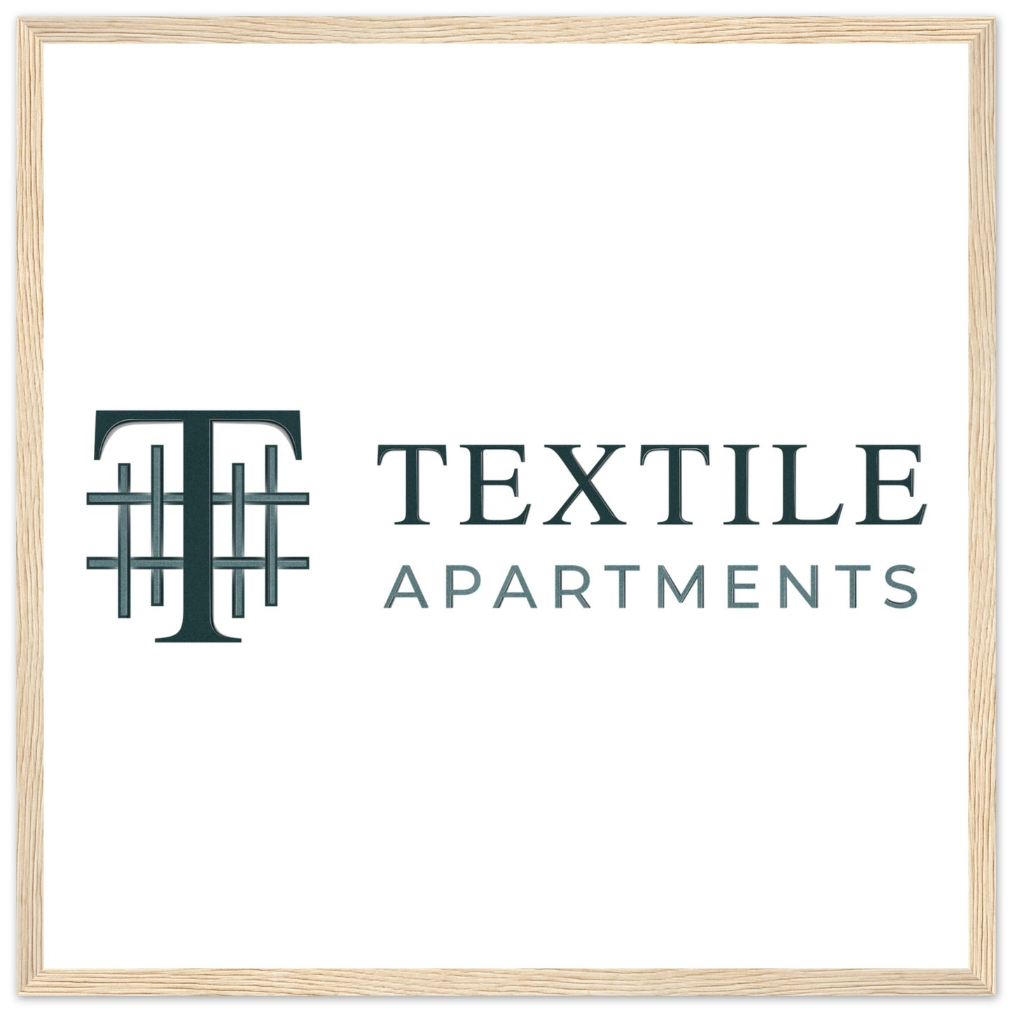 Textile Apartments - Premium Matte Paper Wooden Framed Poster