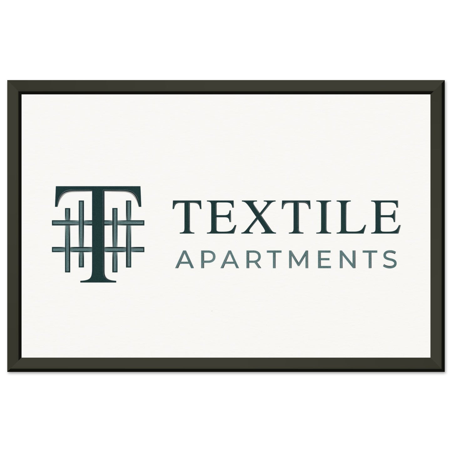 Textile Apartments - Museum-Quality Matte Paper Metal Framed Poster