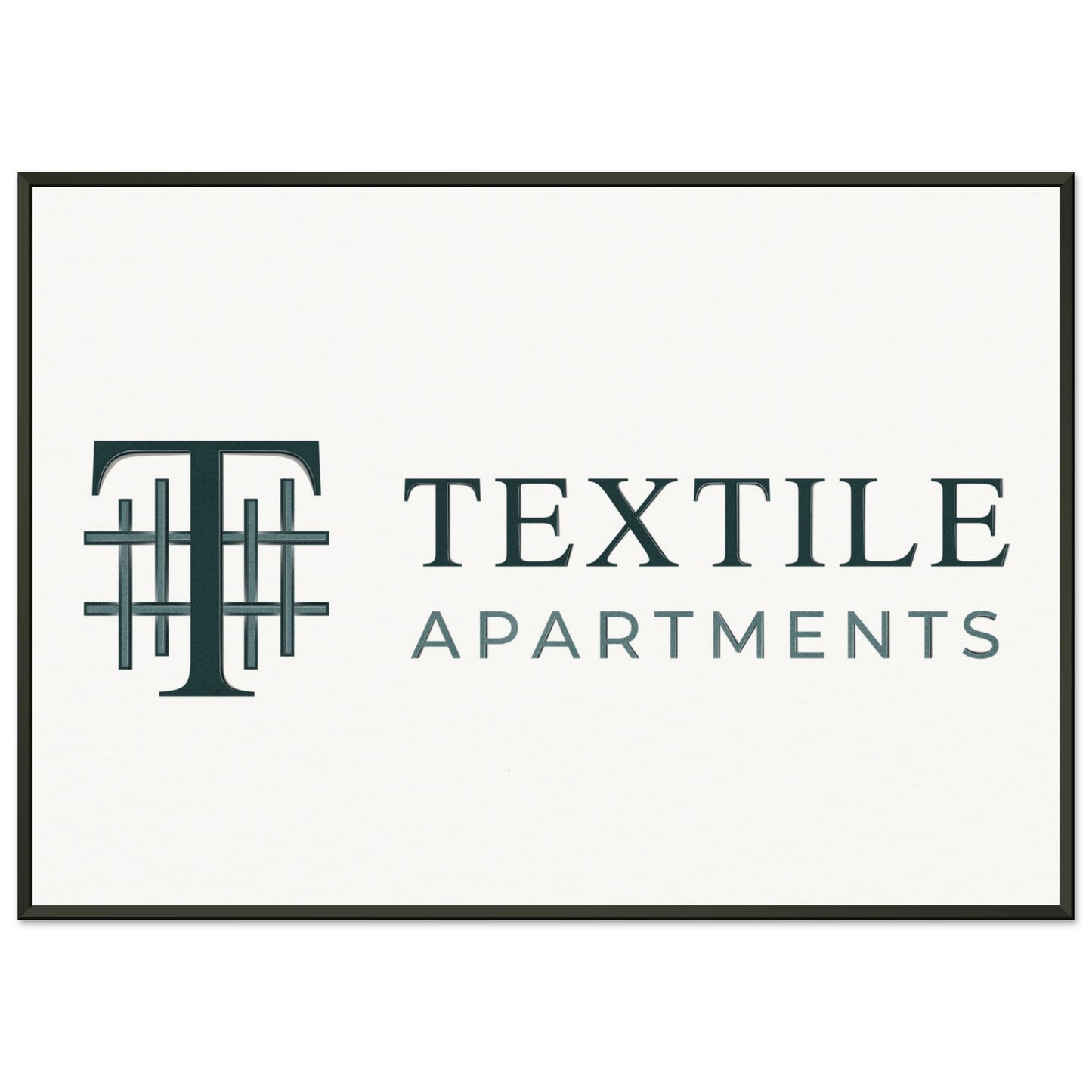 Textile Apartments - Museum-Quality Matte Paper Metal Framed Poster