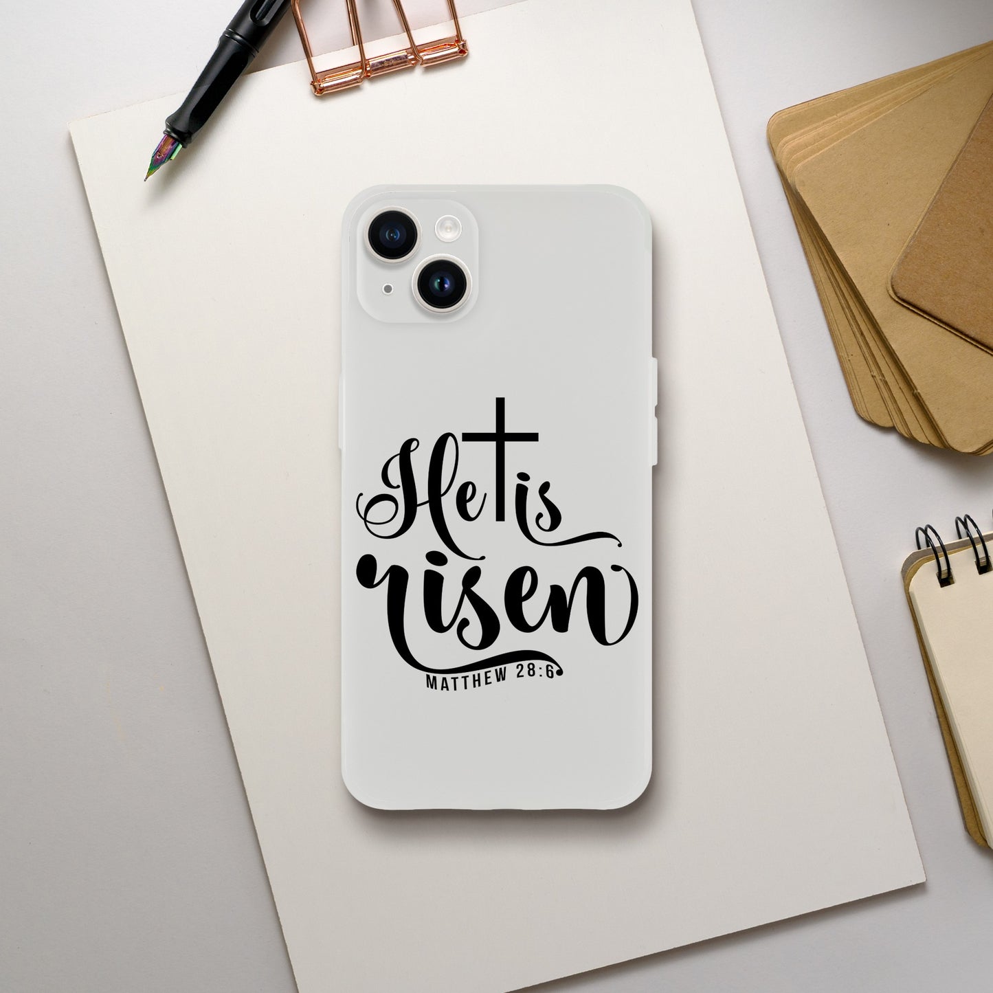 He is Risen (Matthew 20:6) - Flexi case