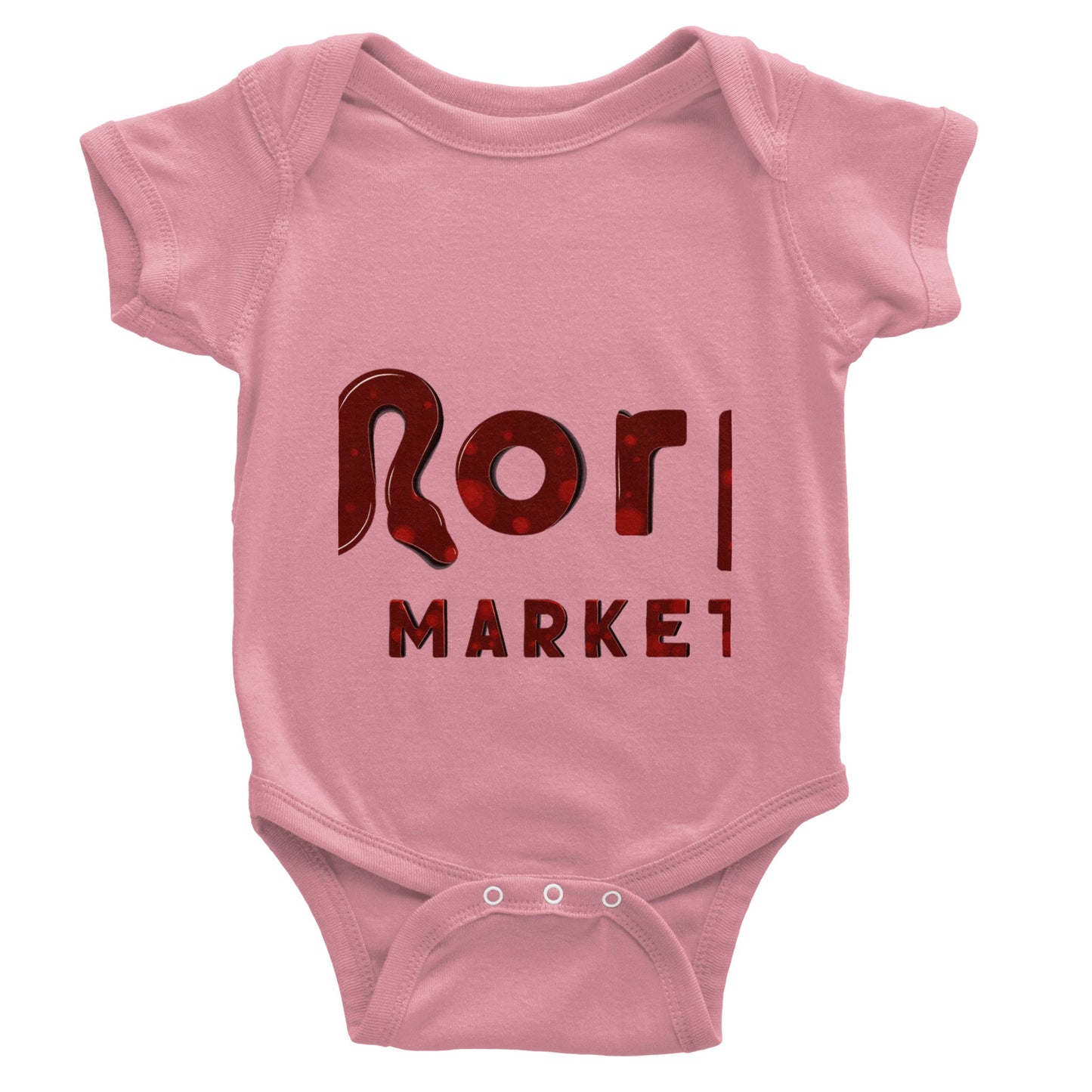 Morph Market (Red Circles) - Classic Baby Short Sleeve Bodysuit