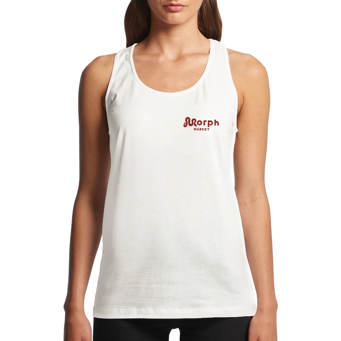 Morph Market (Red Circles) - Performance Womens Tank Top