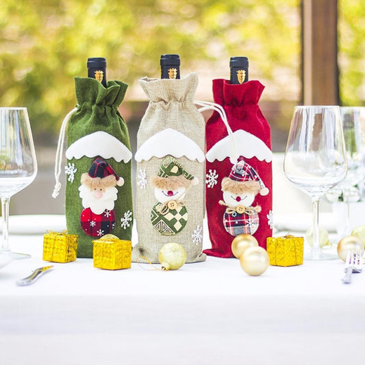 Christmas Decorations Christmas Wine Bottle Socks