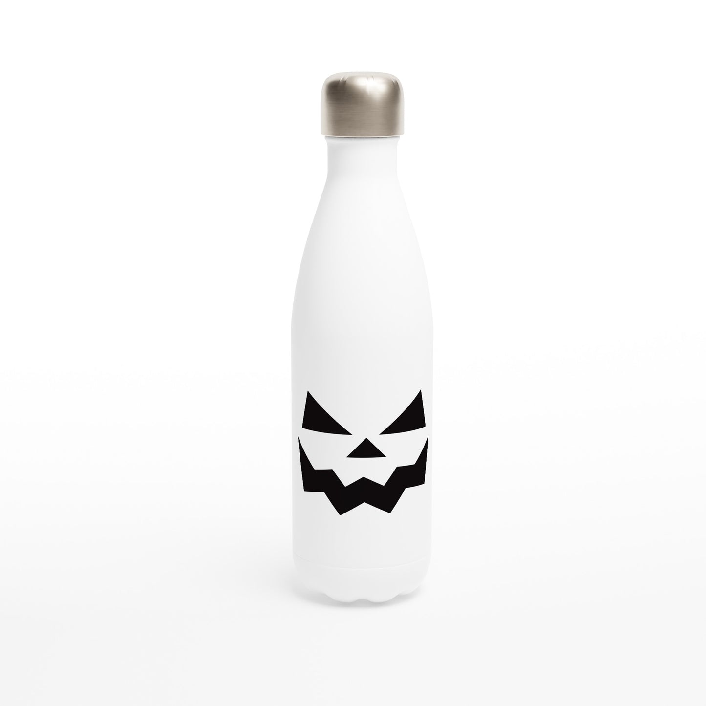 Jack O' Lantern - White 17oz Stainless Steel Water Bottle