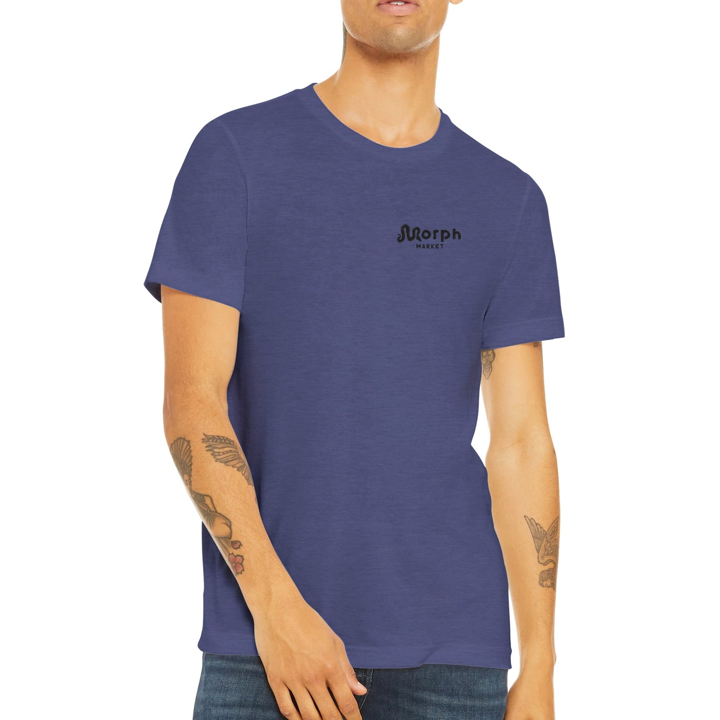 Morph Market (Dark) - Triblend Unisex Crewneck T-shirt