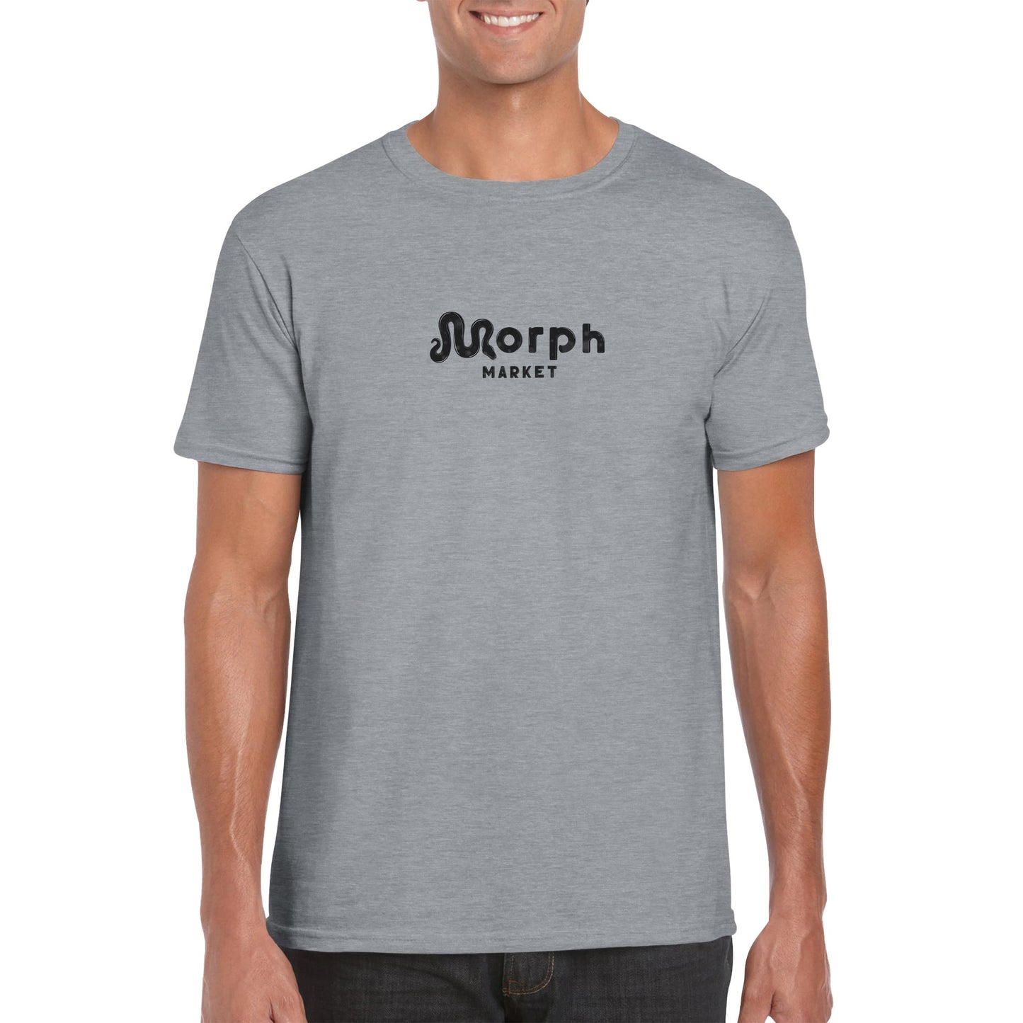 Morph Market (Dark Circles) - Classic Unisex Crewneck T-shirt