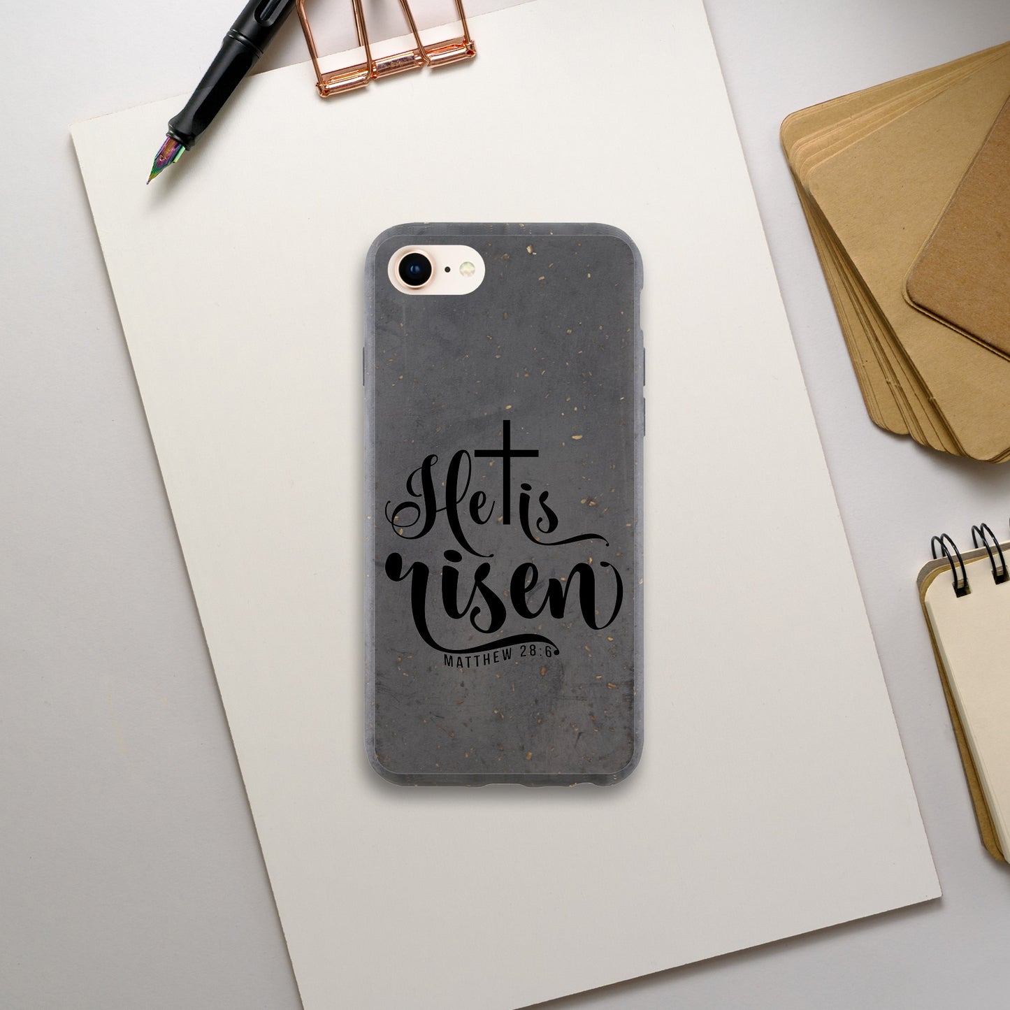 He is Risen (Matthew 20:6) - Bio case