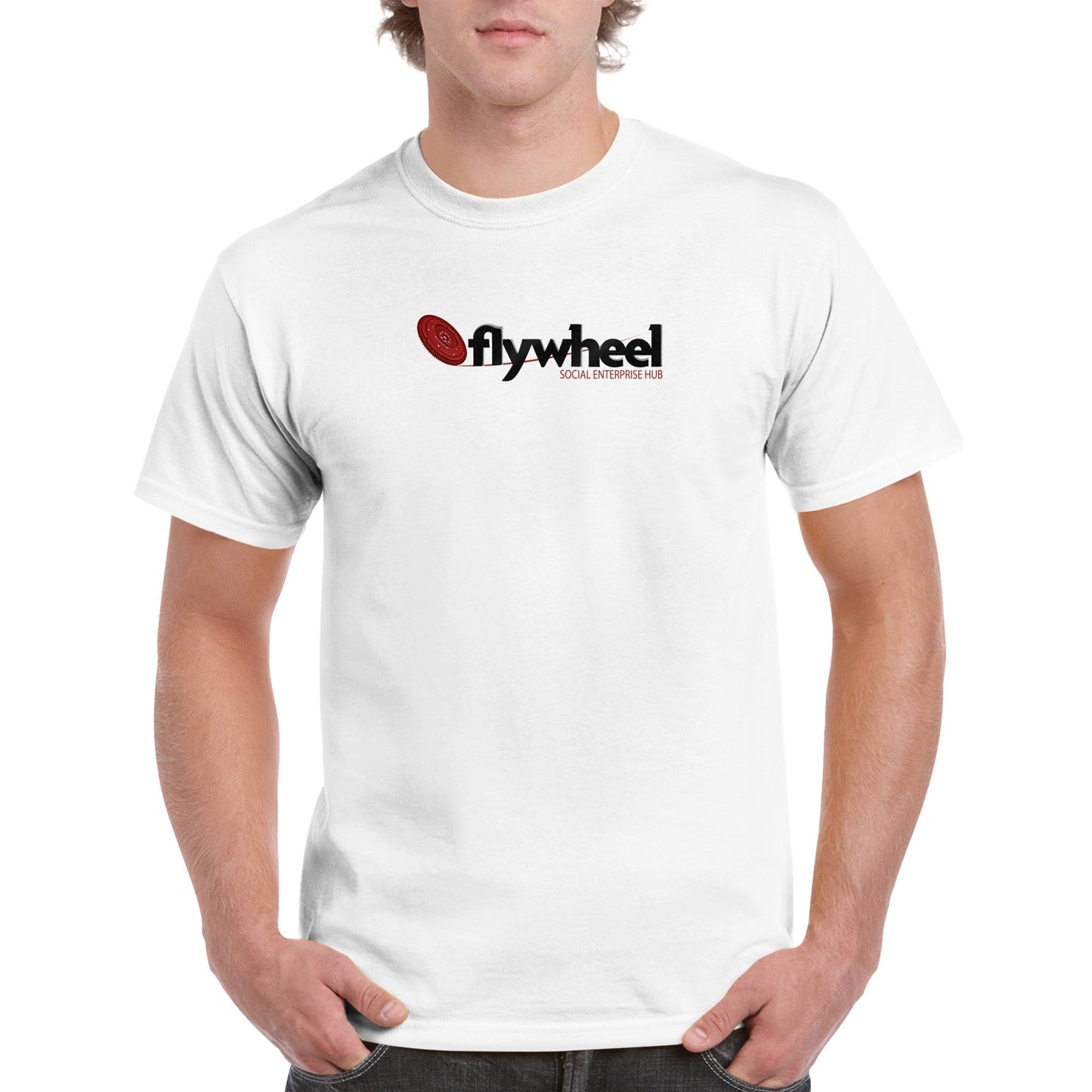 Flywheel Social Enterprise Hub - Heavyweight Unisex Crewneck T-shirt