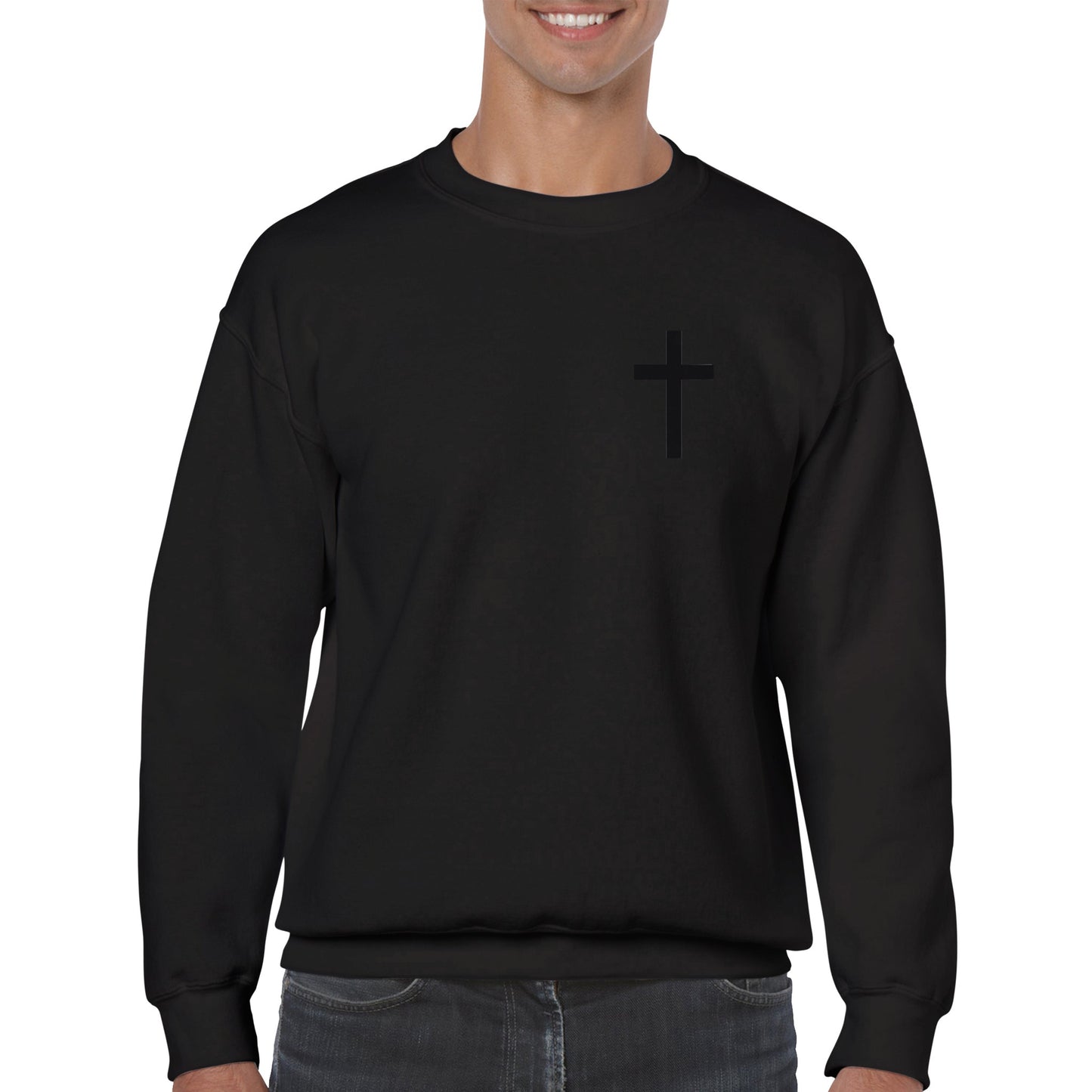 Christian Cross / Everyday is a Fresh Start - Classic Unisex Crewneck Sweatshirt