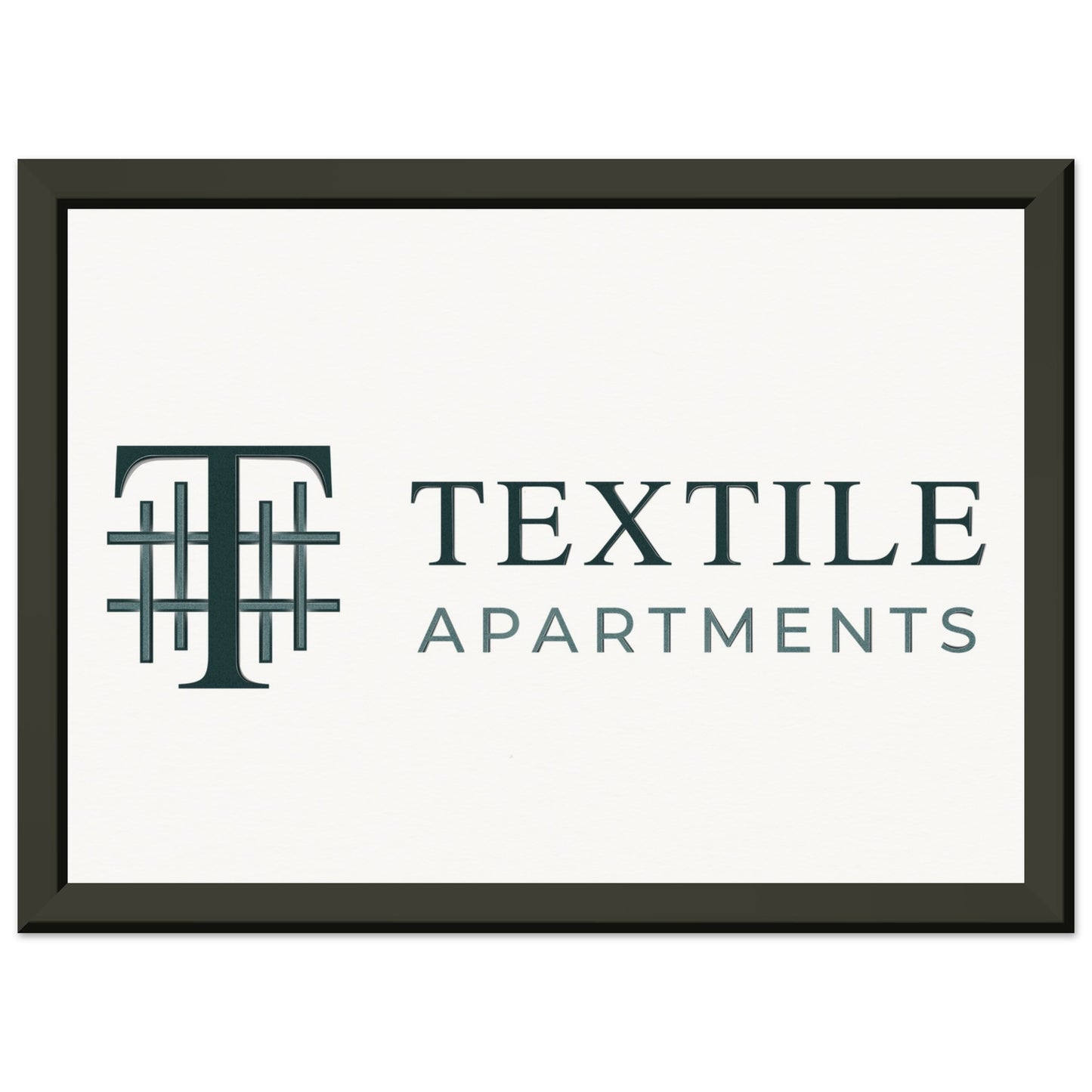 Textile Apartments - Museum-Quality Matte Paper Metal Framed Poster