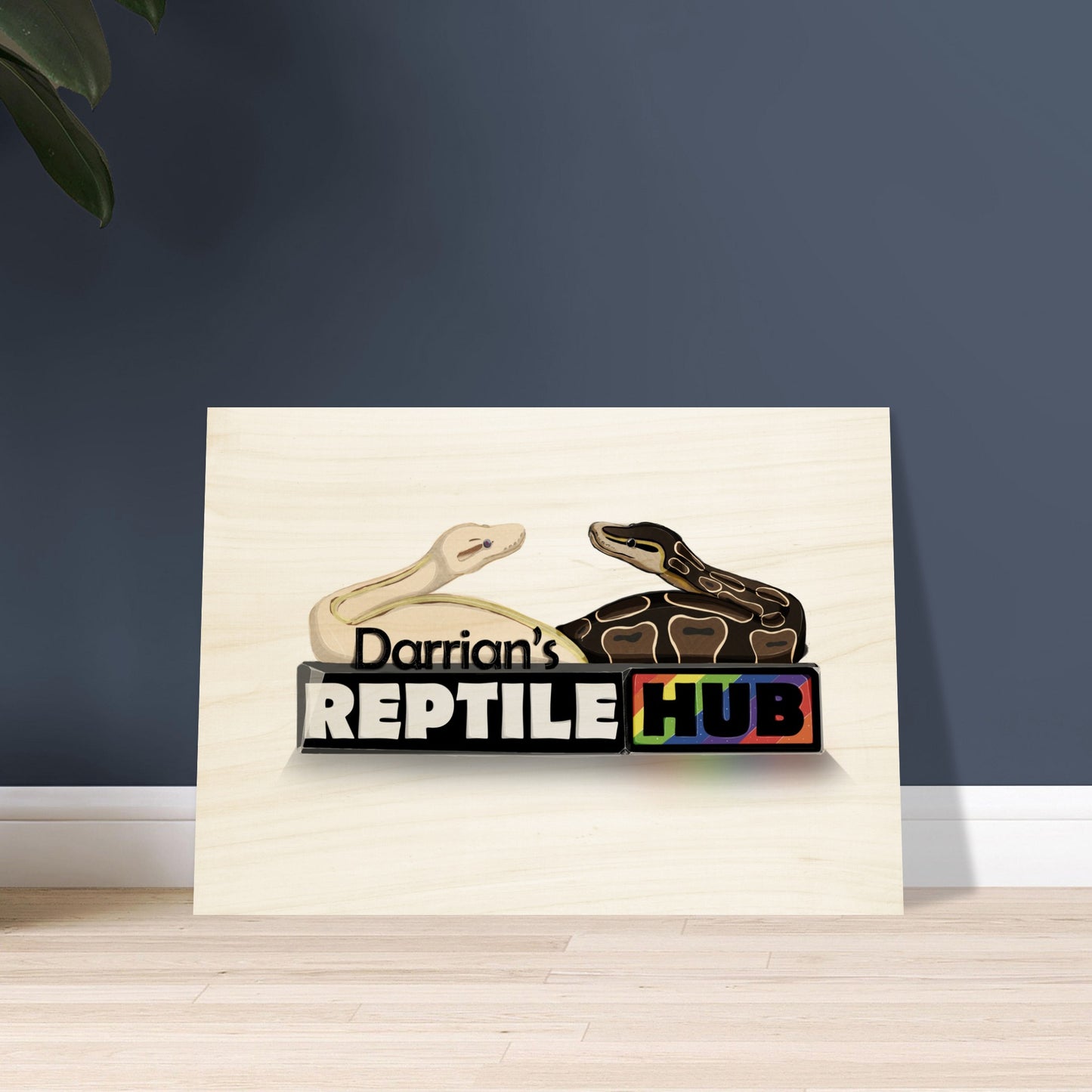 Darrian's Reptile Hub - Wood Prints