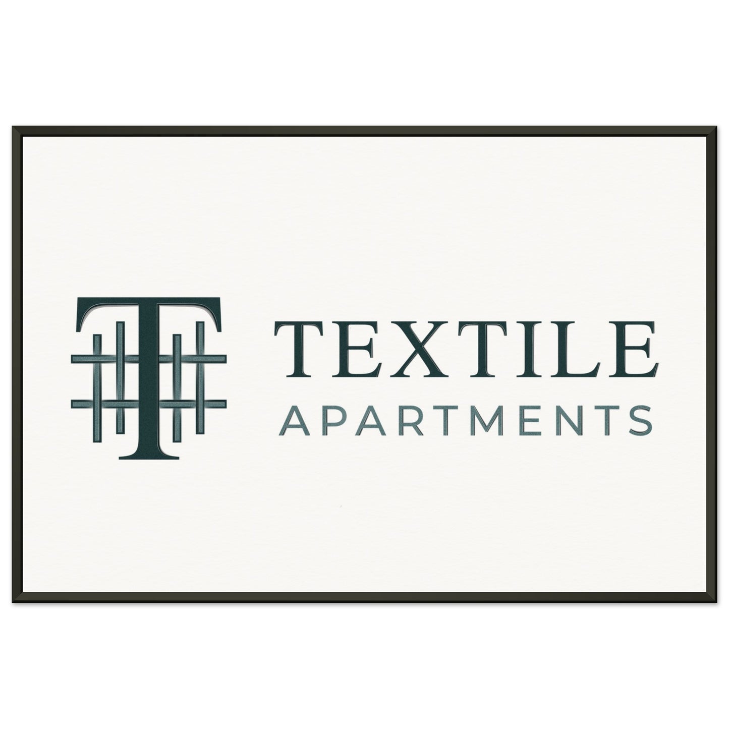 Textile Apartments - Museum-Quality Matte Paper Metal Framed Poster