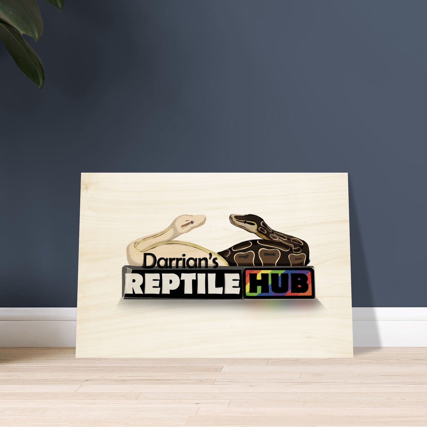 Darrian's Reptile Hub - Wood Prints