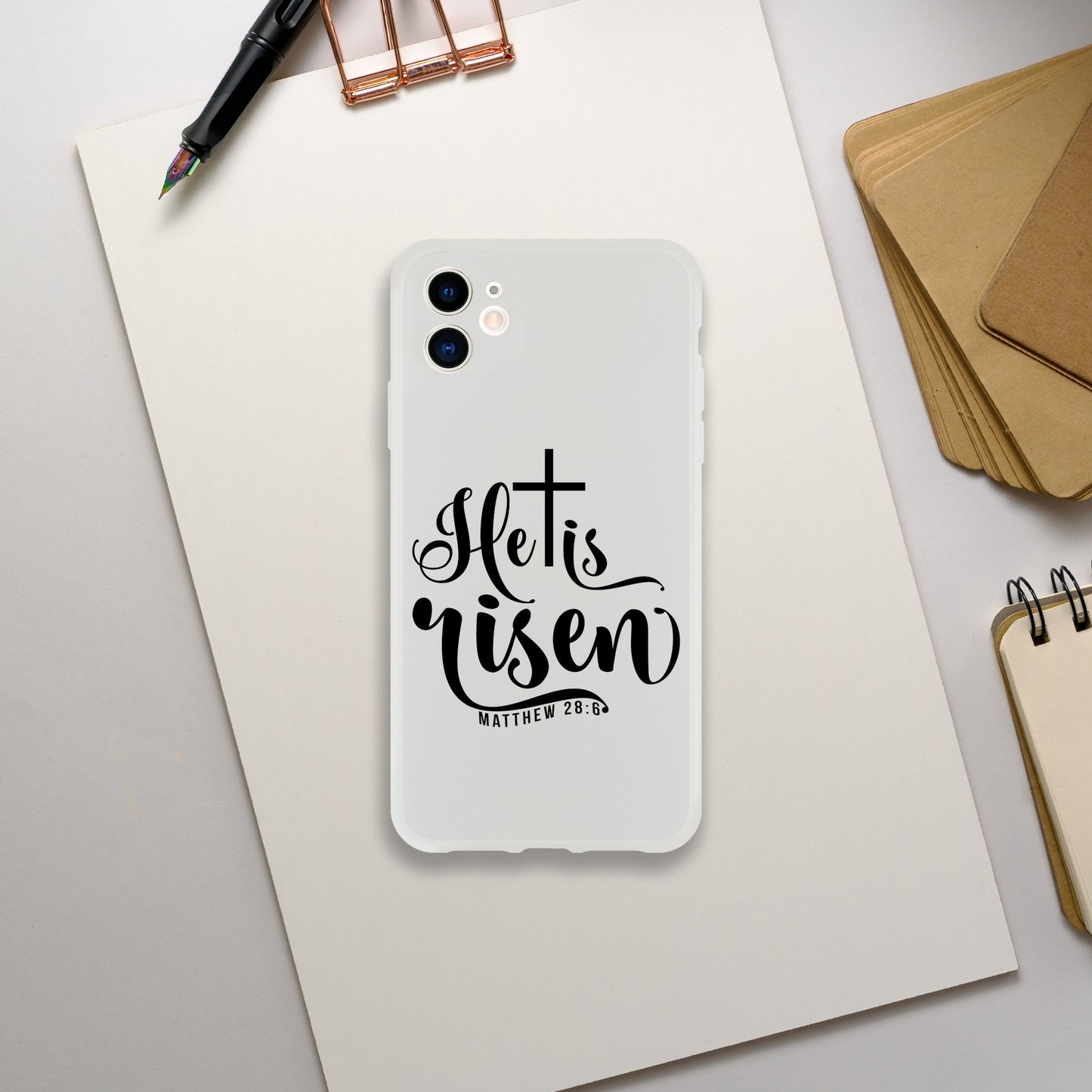 He is Risen (Matthew 20:6) - Flexi case