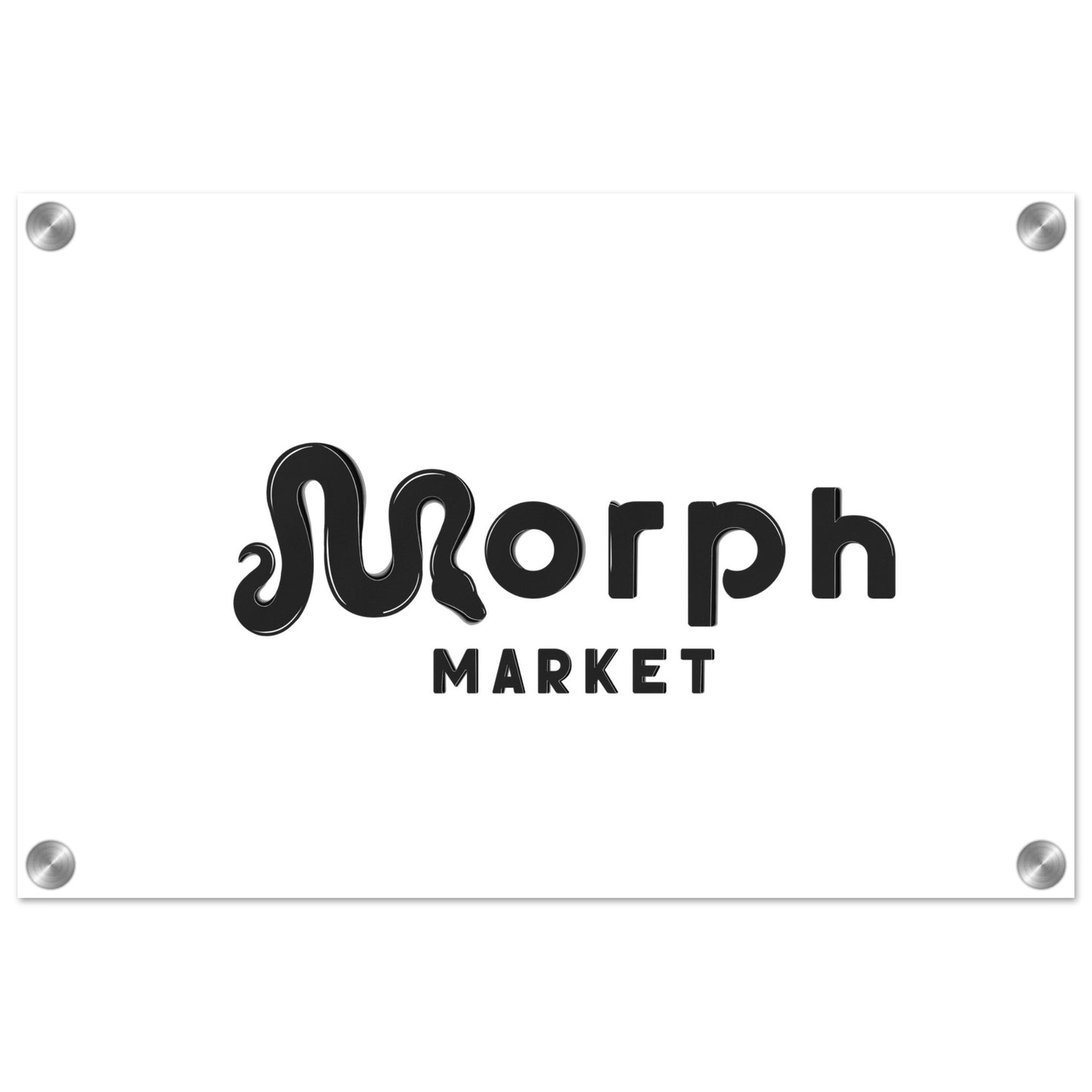 Morph Market (Dark) - Acrylic Print