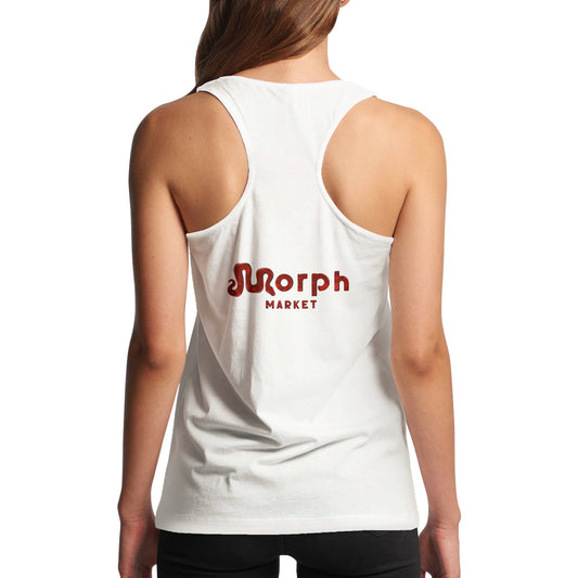 Morph Market (Red Circles) - Performance Womens Tank Top