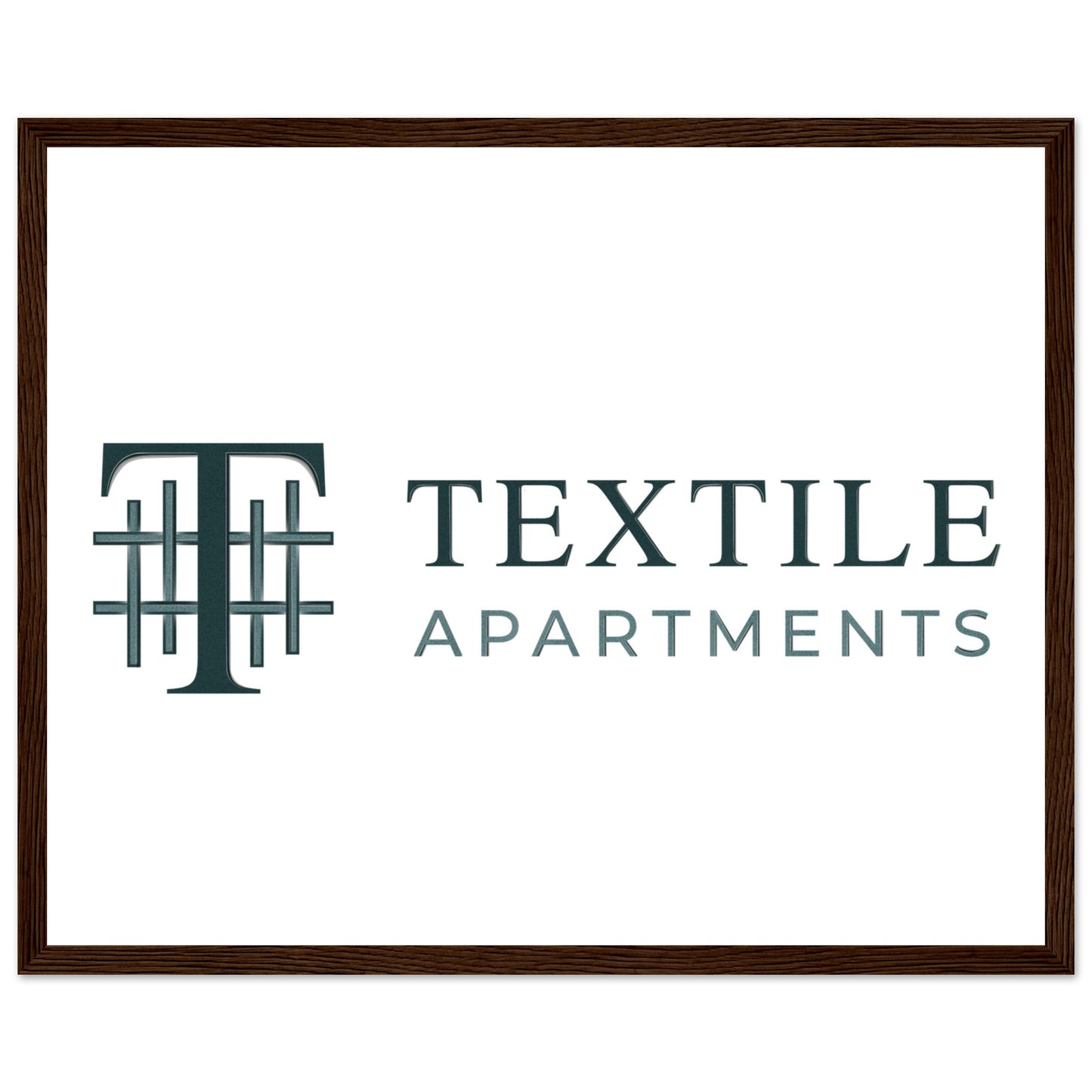 Textile Apartments - Premium Matte Paper Wooden Framed Poster