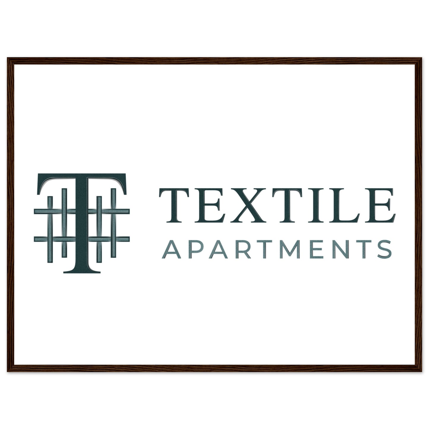 Textile Apartments - Premium Matte Paper Wooden Framed Poster