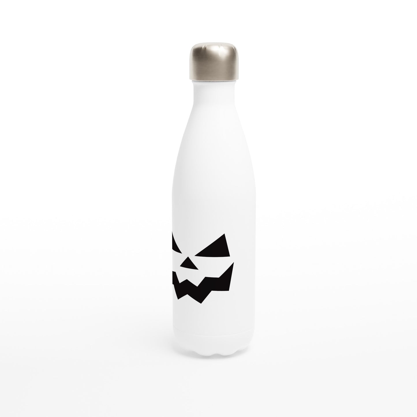 Jack O' Lantern - White 17oz Stainless Steel Water Bottle