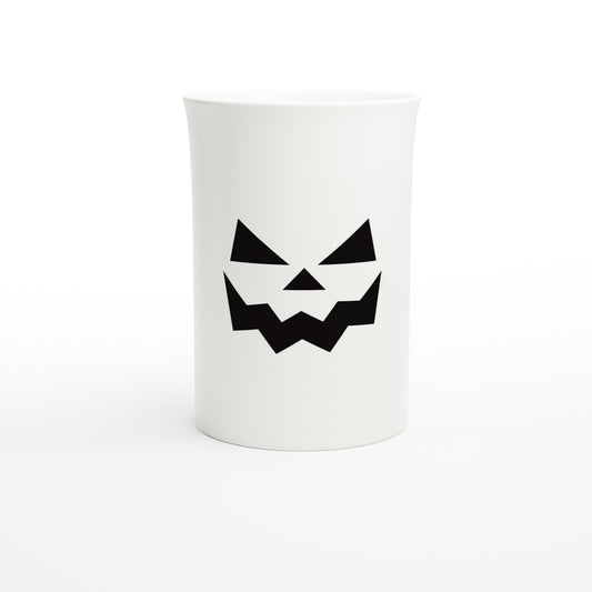 Jack O' Lantern - White 10oz Porcelain Slim Mug