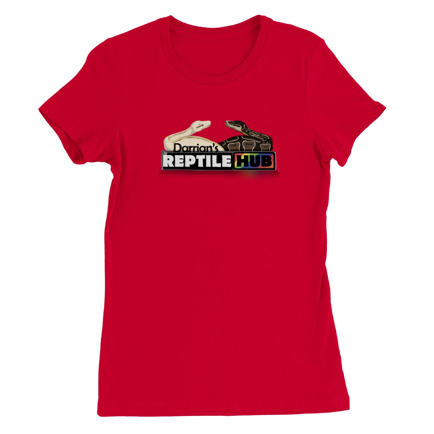 Darrian's Reptile Hub - Premium Womens Crewneck T-shirt