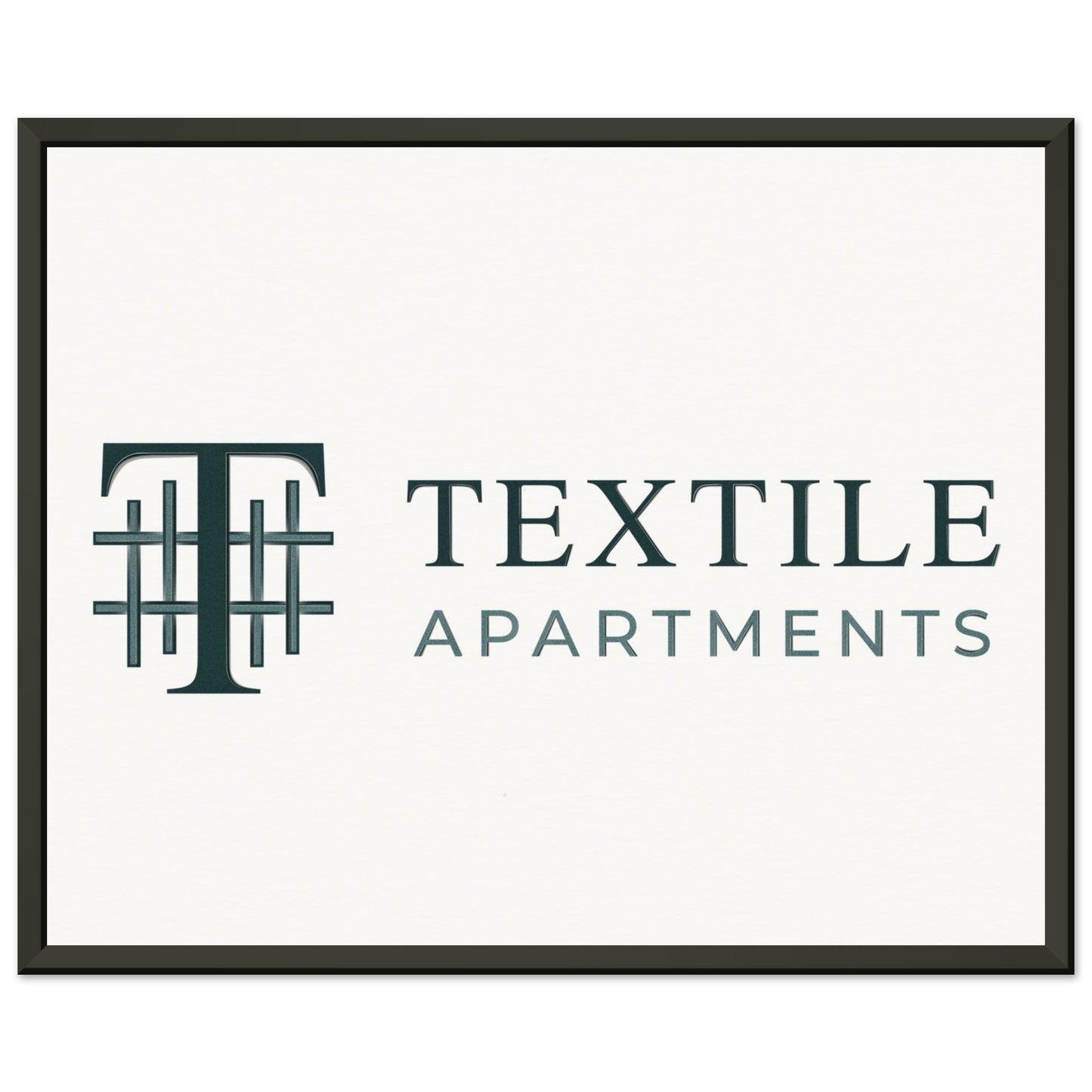 Textile Apartments - Museum-Quality Matte Paper Metal Framed Poster