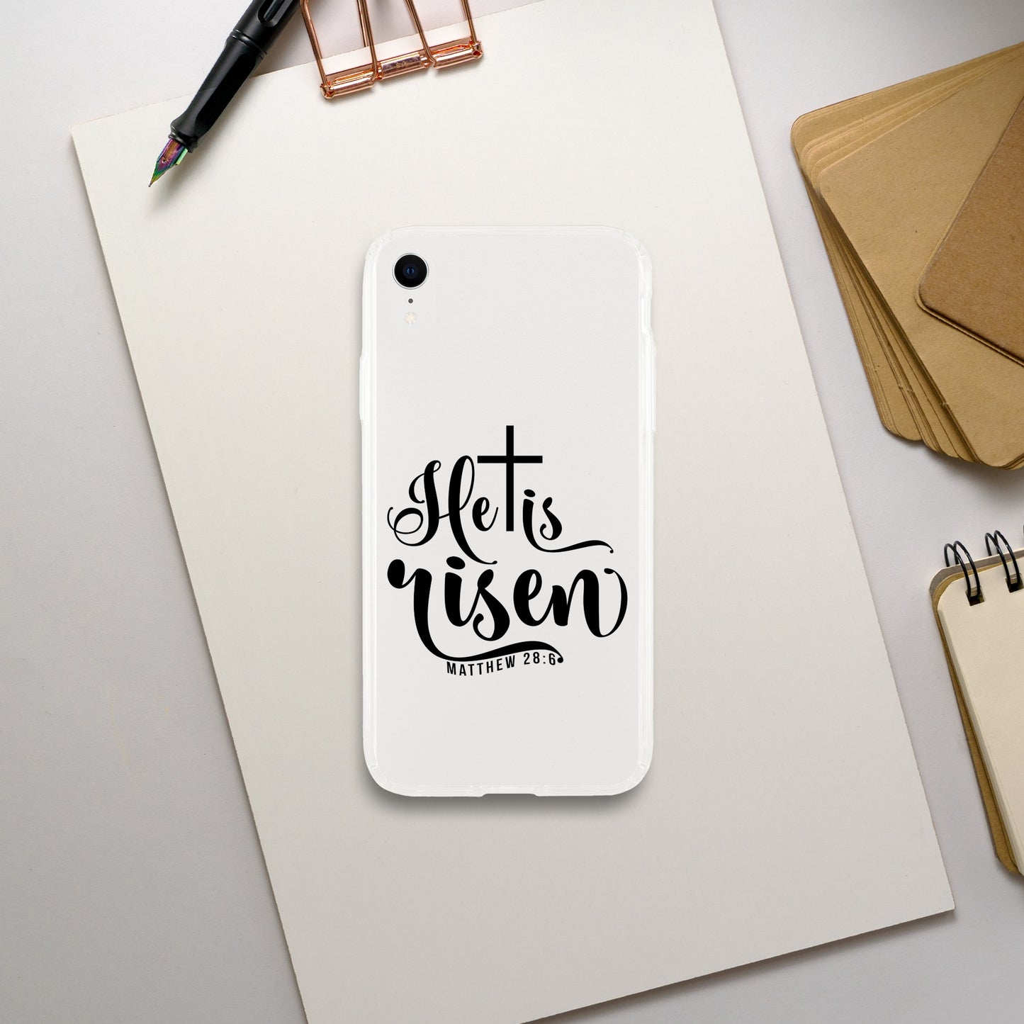 He is Risen (Matthew 20:6) - Clear case