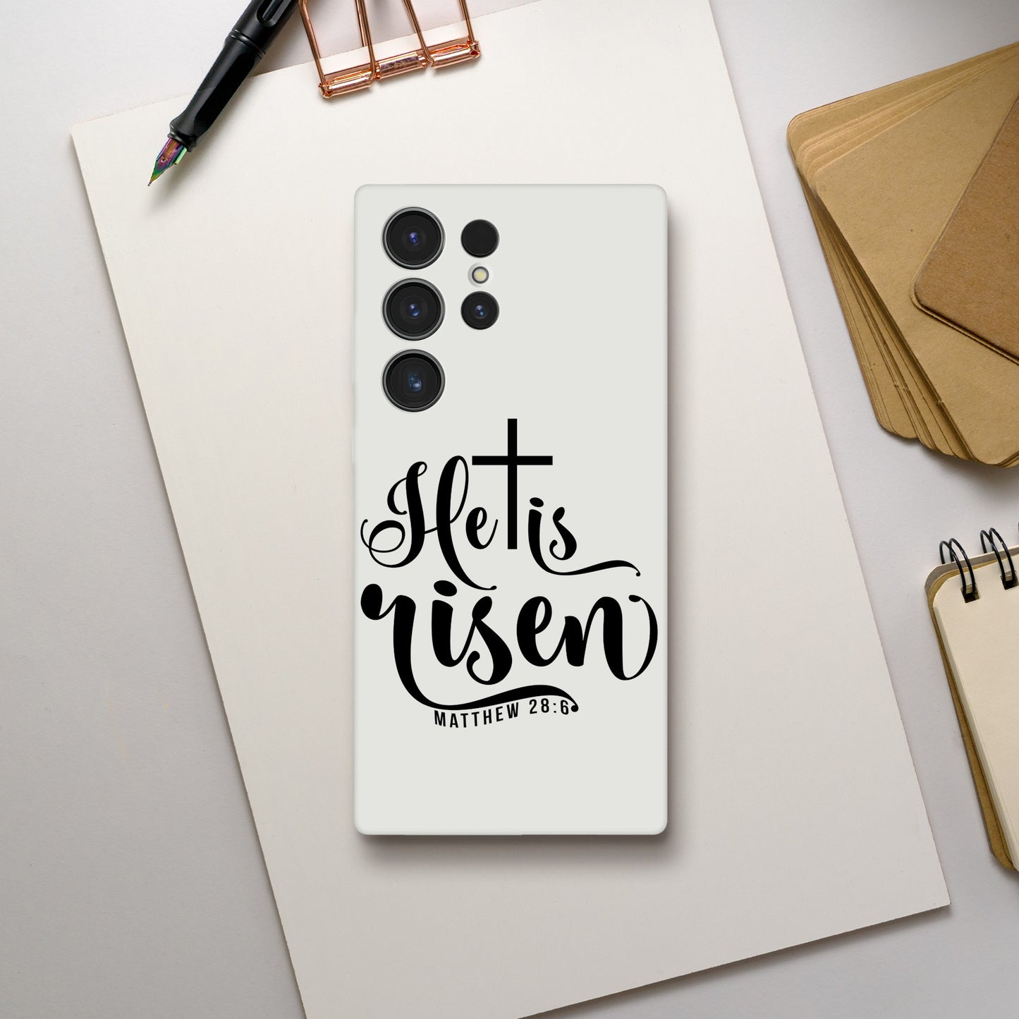 He is Risen (Matthew 20:6) - Flexi case