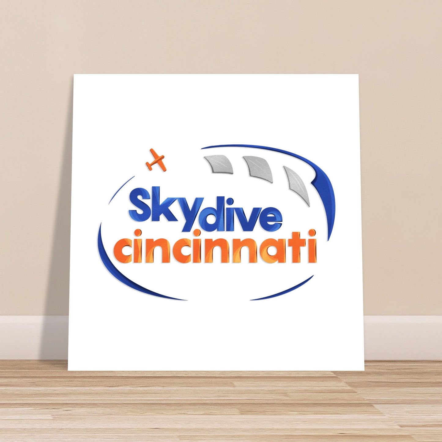 Skydive Cincinnati - Premium Matte Paper Poster