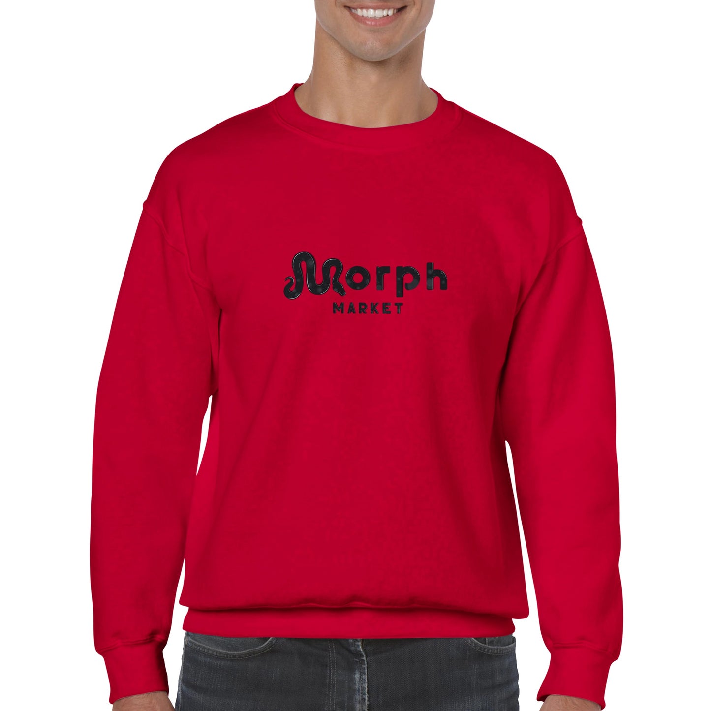 Morph Market (Dark Circles) - Classic Unisex Crewneck Sweatshirt