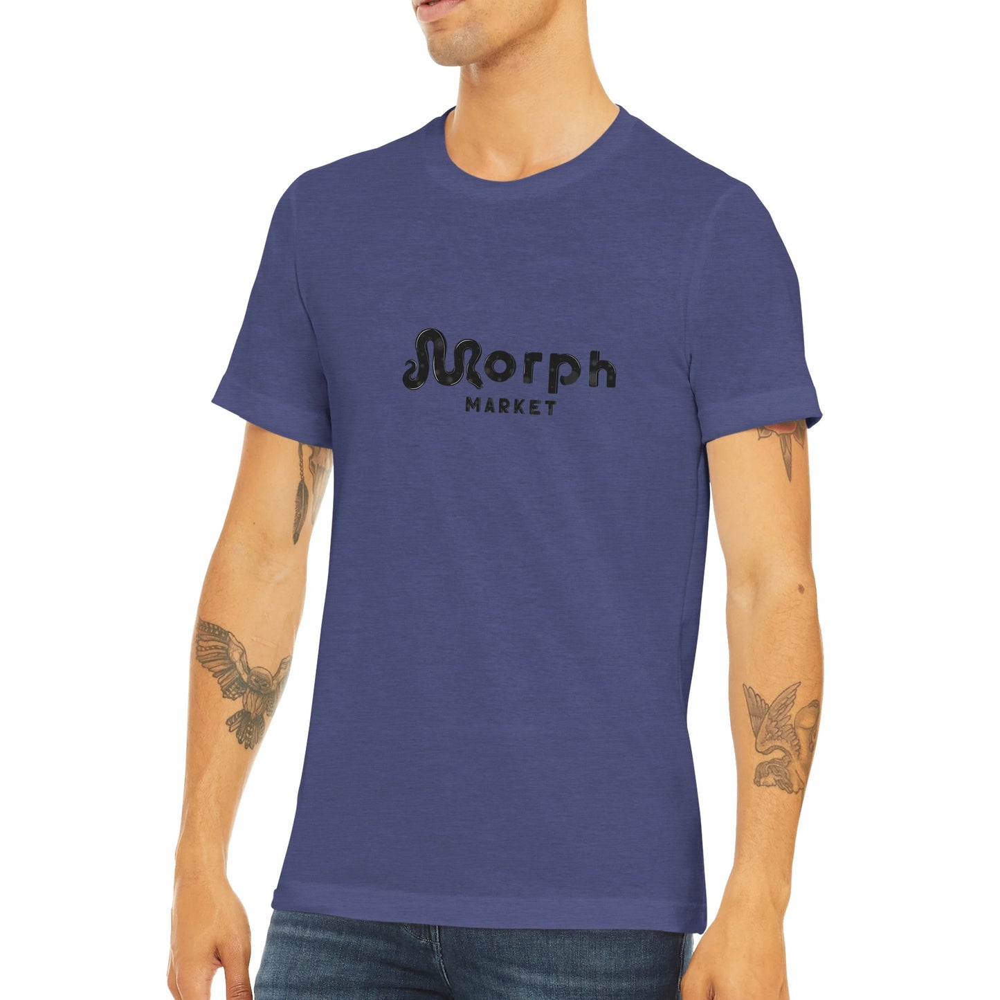 Morph Market (Dark Circles) - Triblend Unisex Crewneck T-shirt