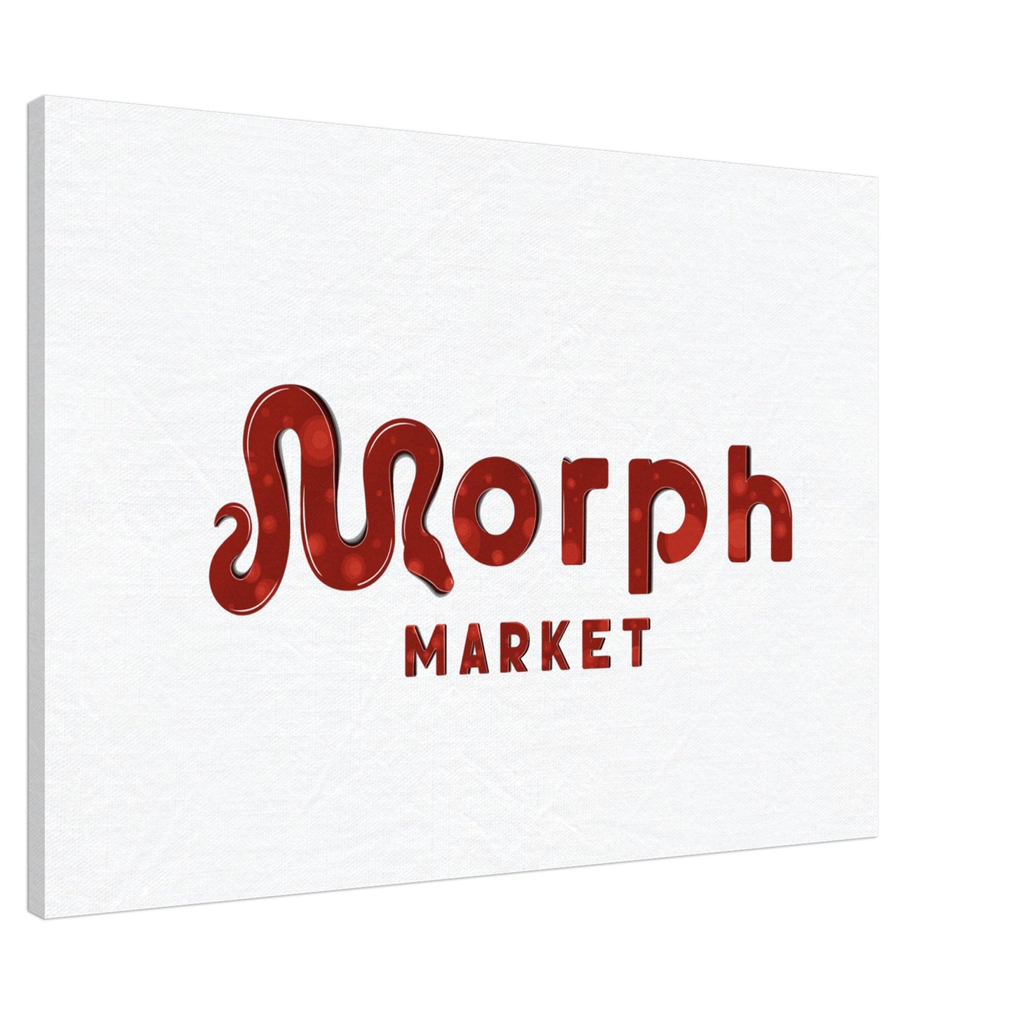 Morph Market (Red Circles) - Canvas