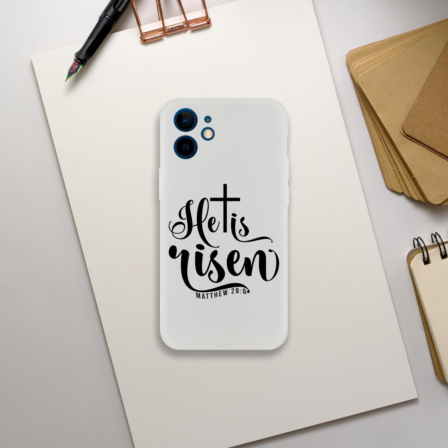 He is Risen (Matthew 20:6) - Flexi case