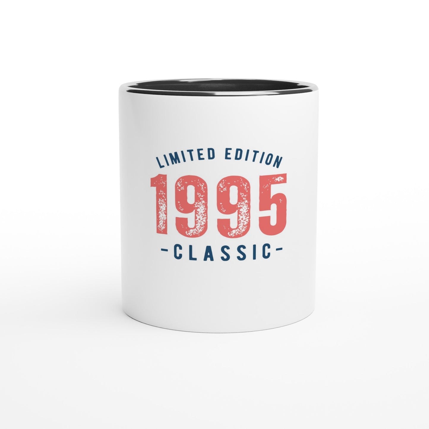 Limited Edition 1995 Classic - White 11oz Ceramic Mug with Color Inside