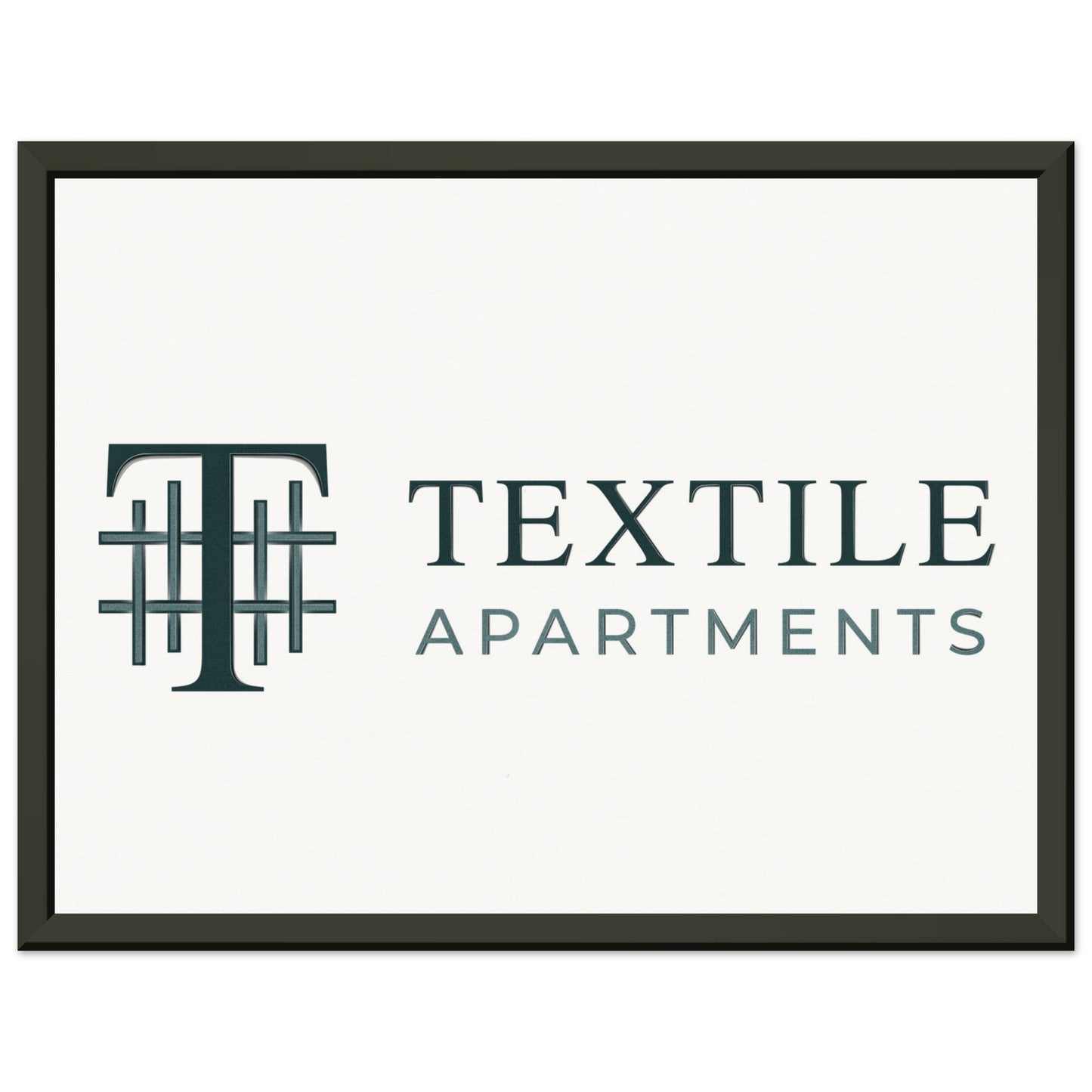 Textile Apartments - Museum-Quality Matte Paper Metal Framed Poster