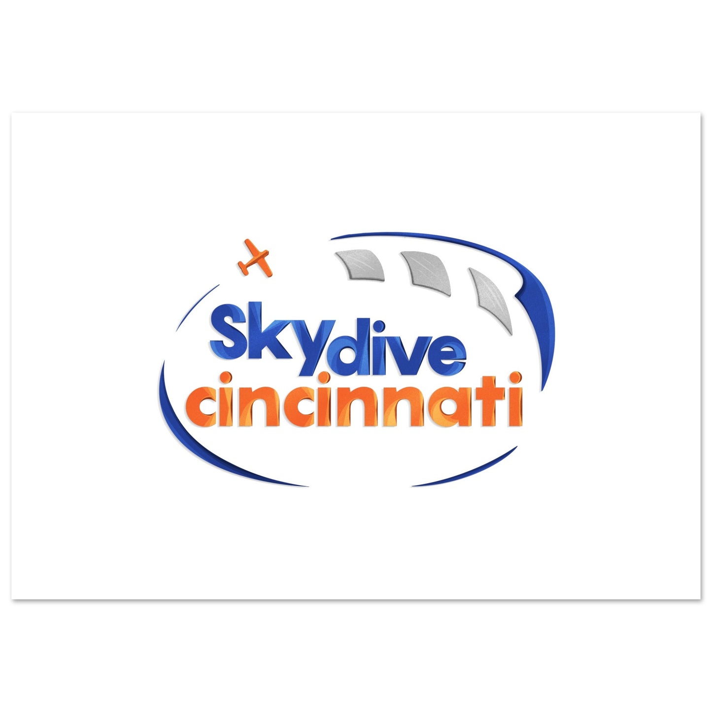 Skydive Cincinnati - Premium Semi-Glossy Paper Poster