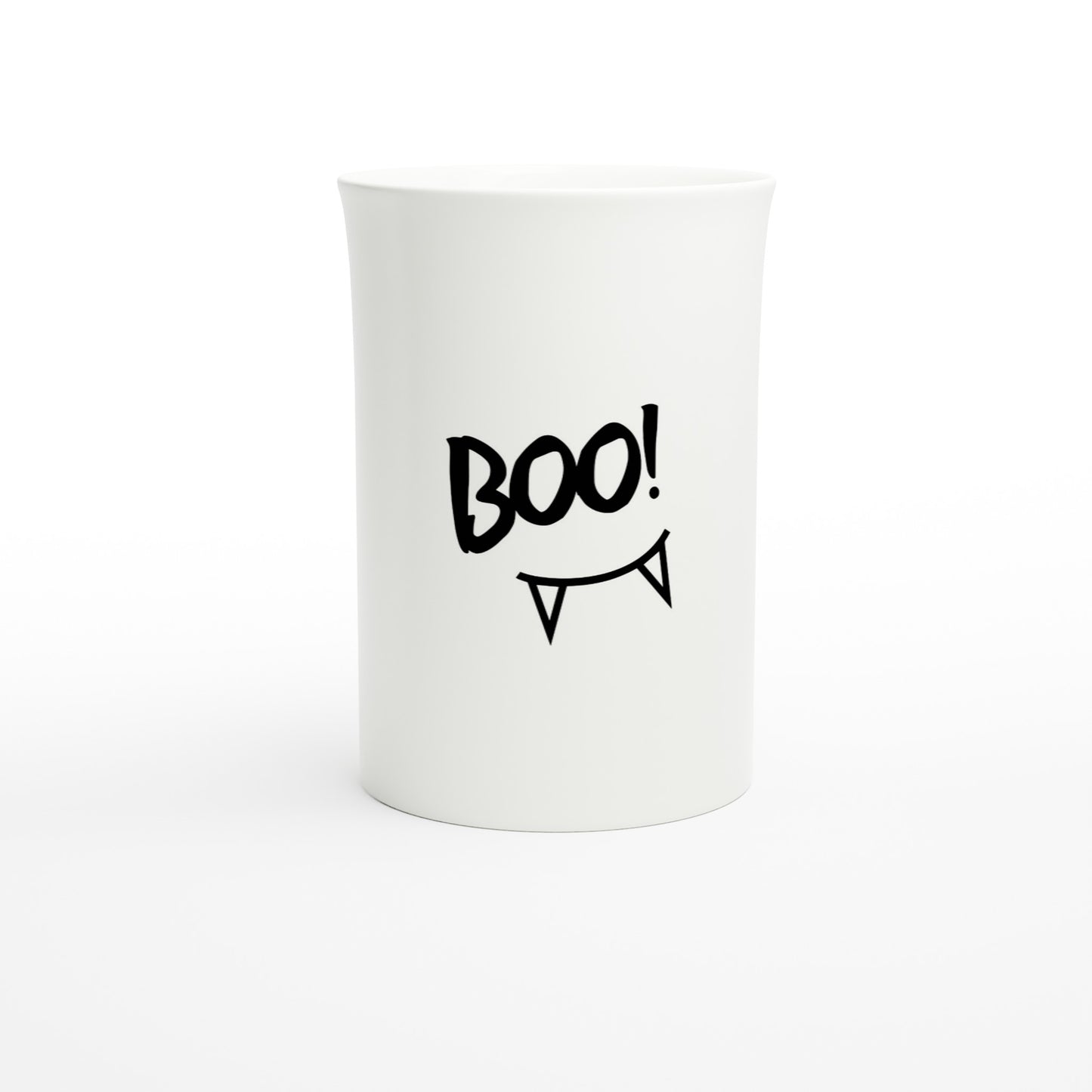 Boo! - White 10oz Porcelain Slim Mug