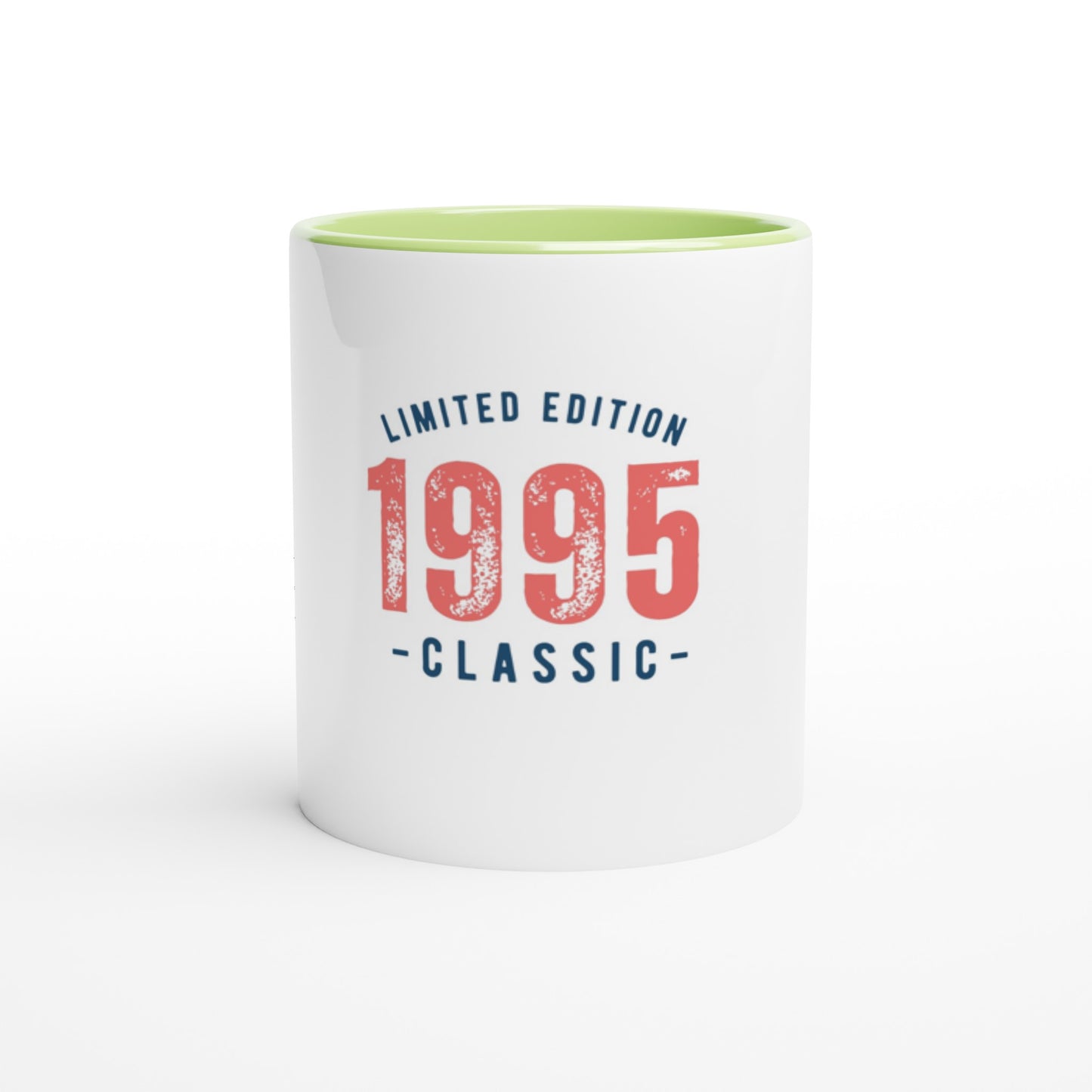 Limited Edition 1995 Classic - White 11oz Ceramic Mug with Color Inside