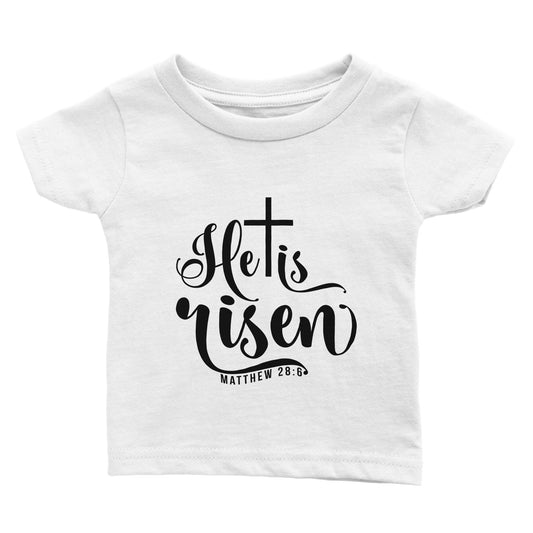 He is Risen (Matthew 20:6) - Classic Baby Crewneck T-shirt