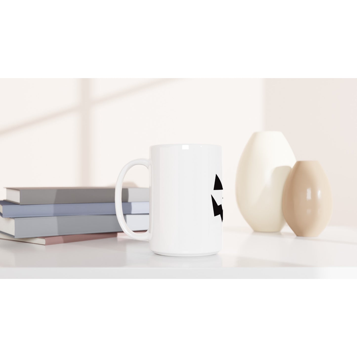 Jack O' Lantern - White 15oz Ceramic Mug