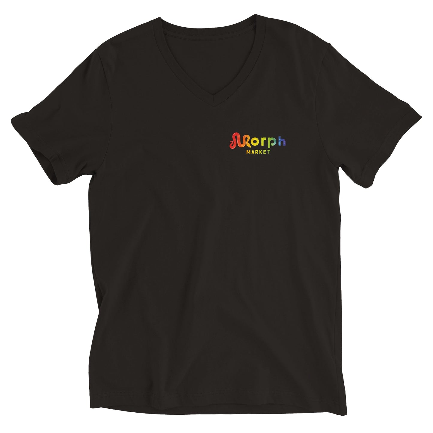 Morph Market (Rainbow Circles) - Premium Unisex V-Neck T-shirt