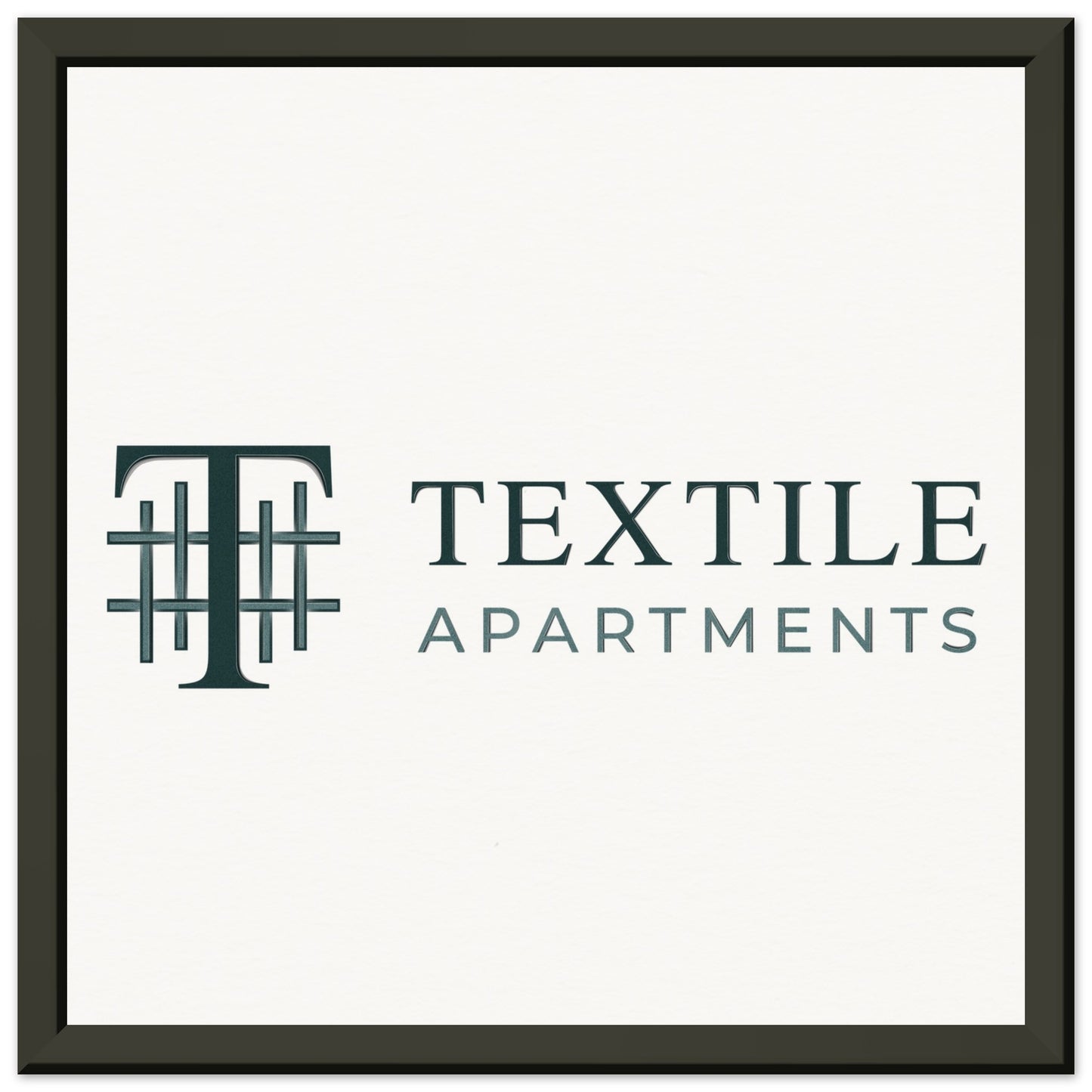 Textile Apartments - Museum-Quality Matte Paper Metal Framed Poster