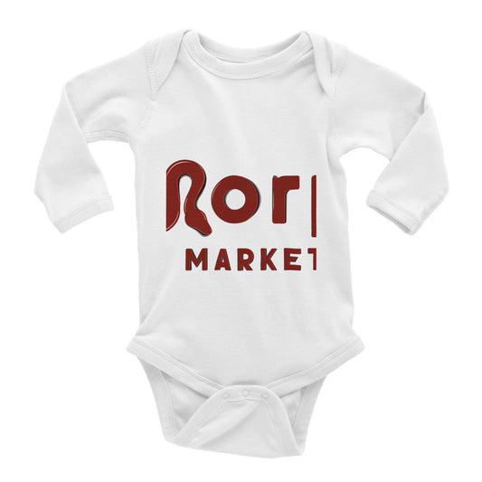 Morph Market (Red) - Classic Baby Long Sleeve Bodysuit