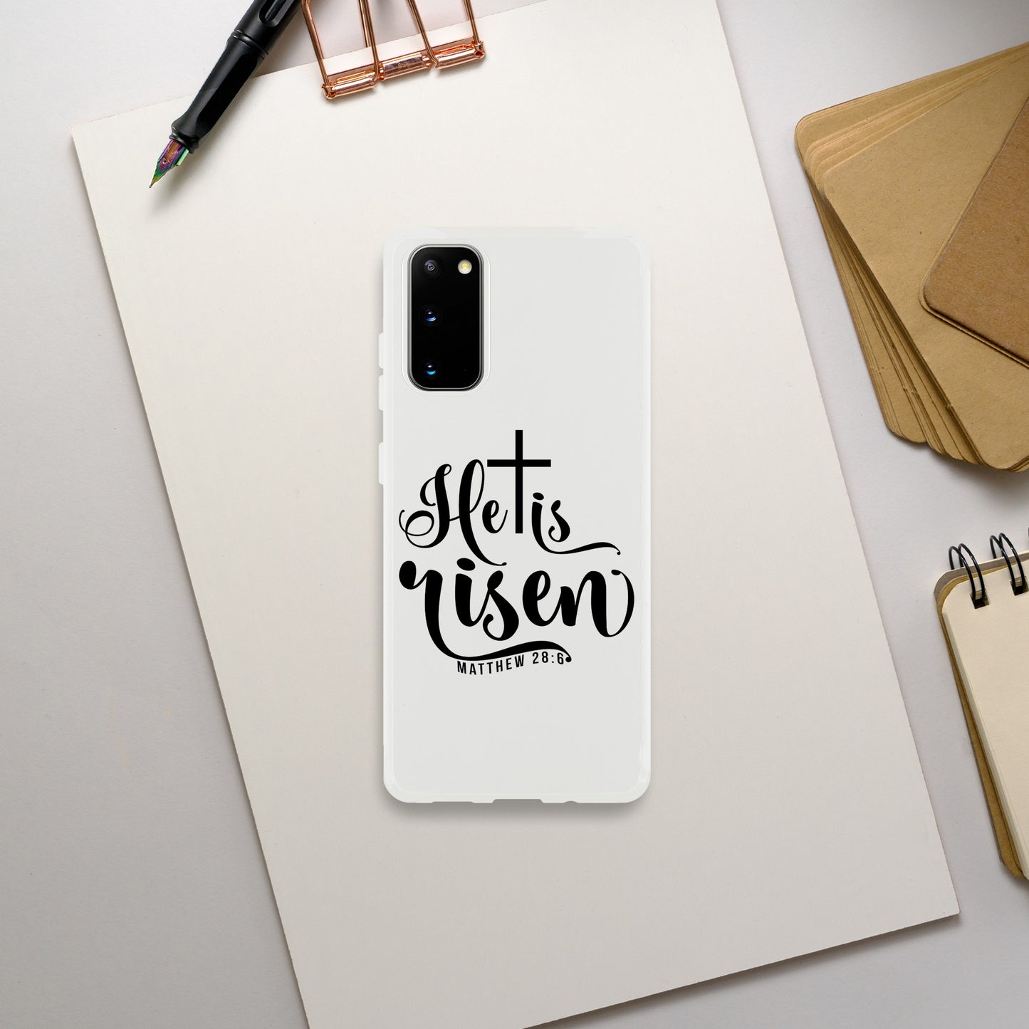 He is Risen (Matthew 20:6) - Flexi case